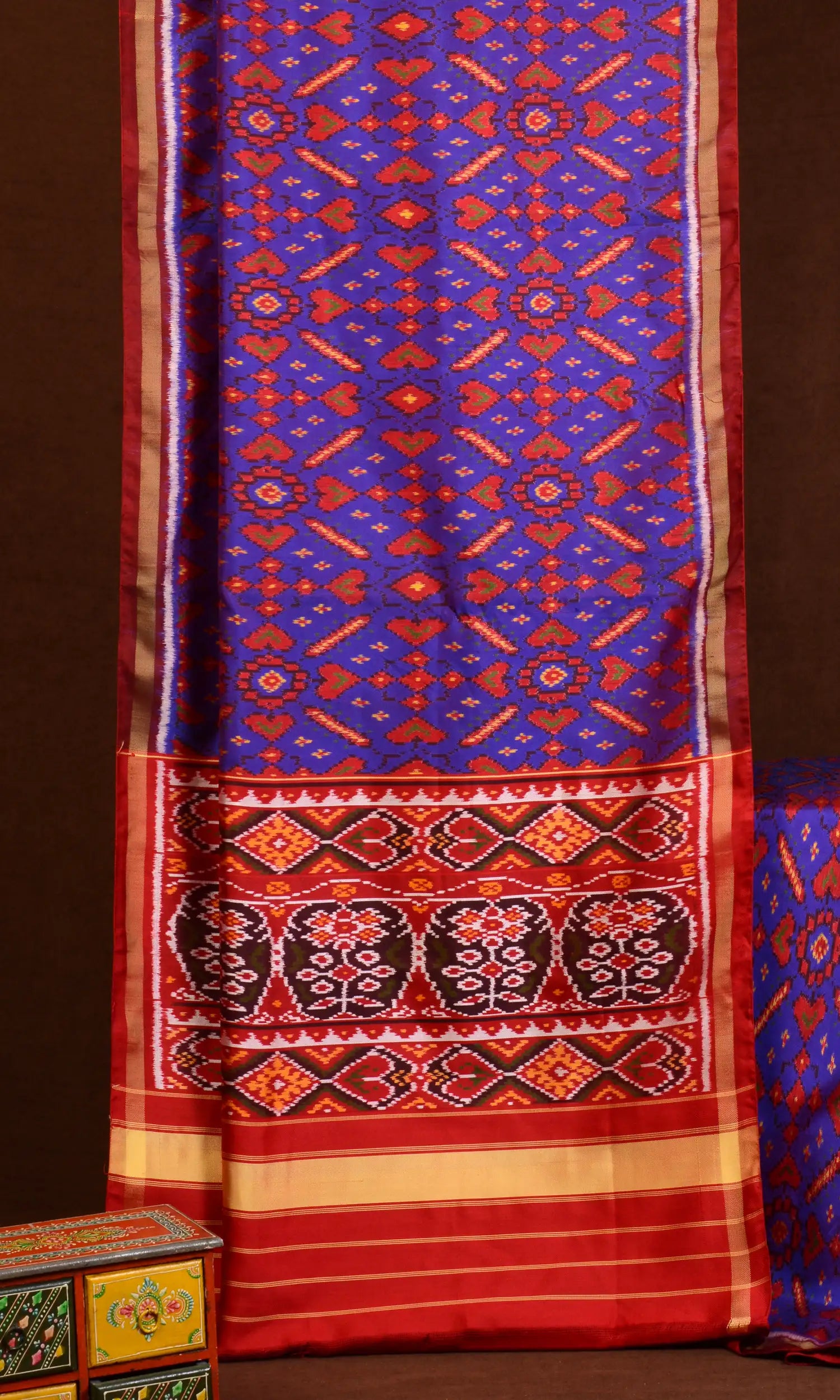 Twill Weave Patola Saree