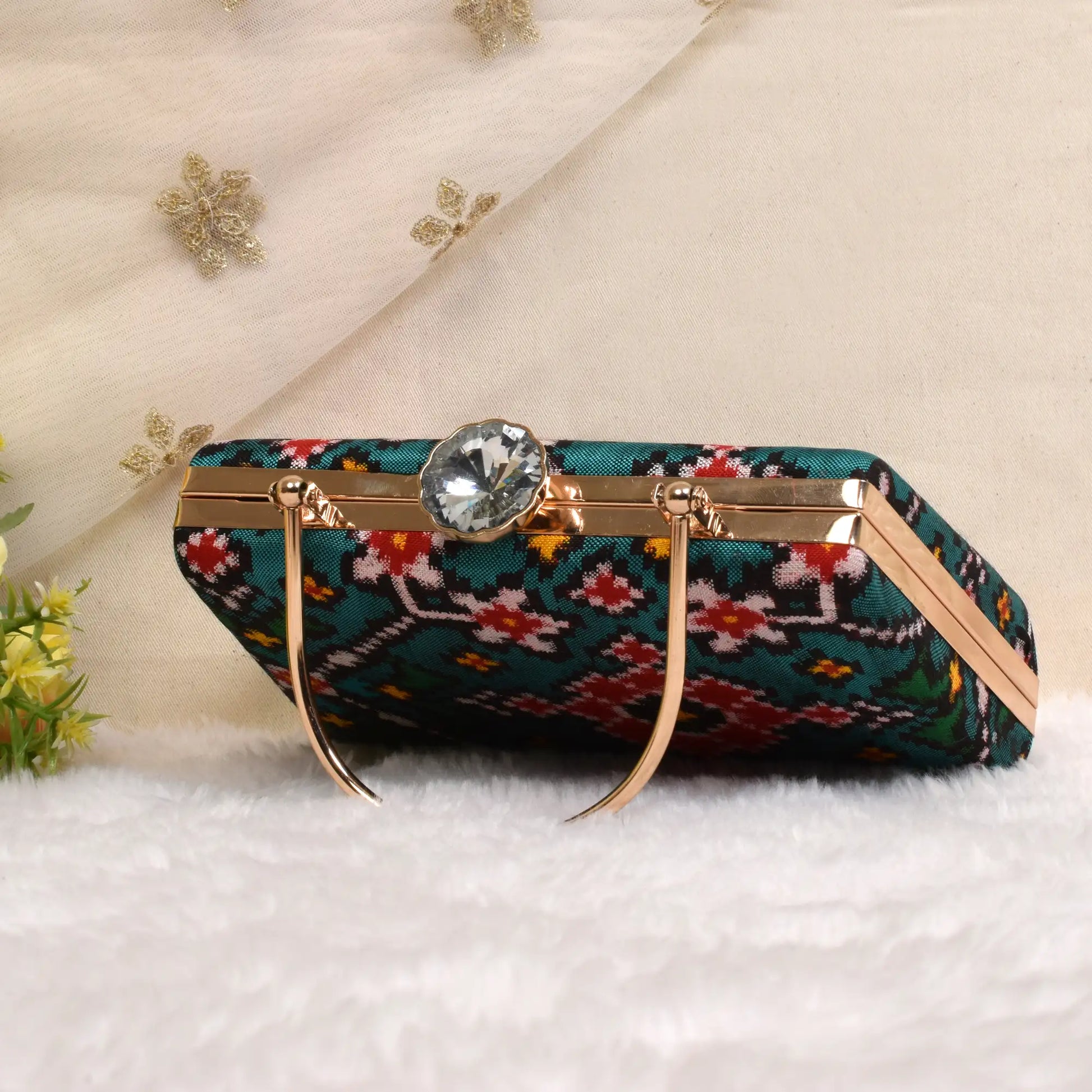 Double Ikat Patola Clutch