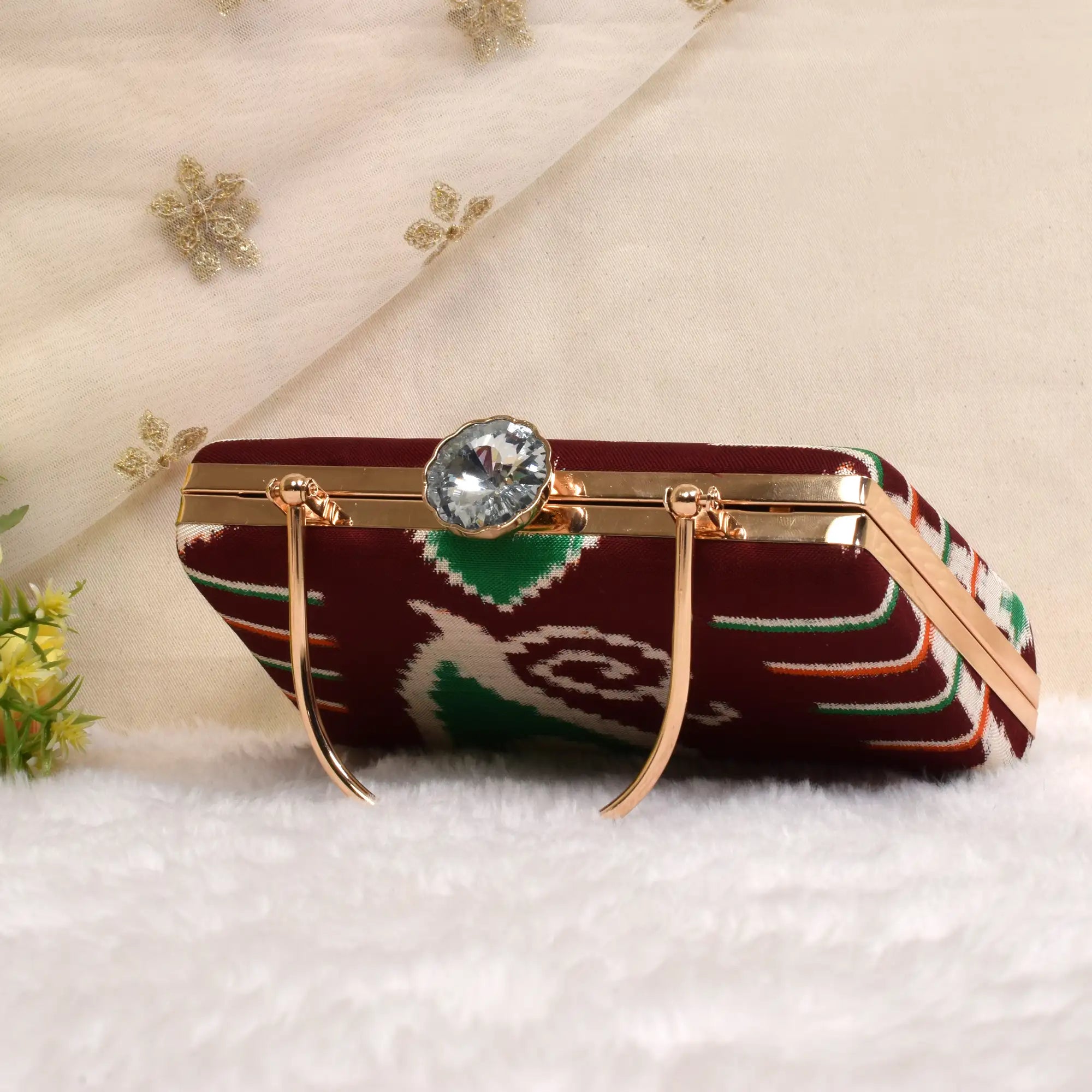 Double Ikat Patola Clutch