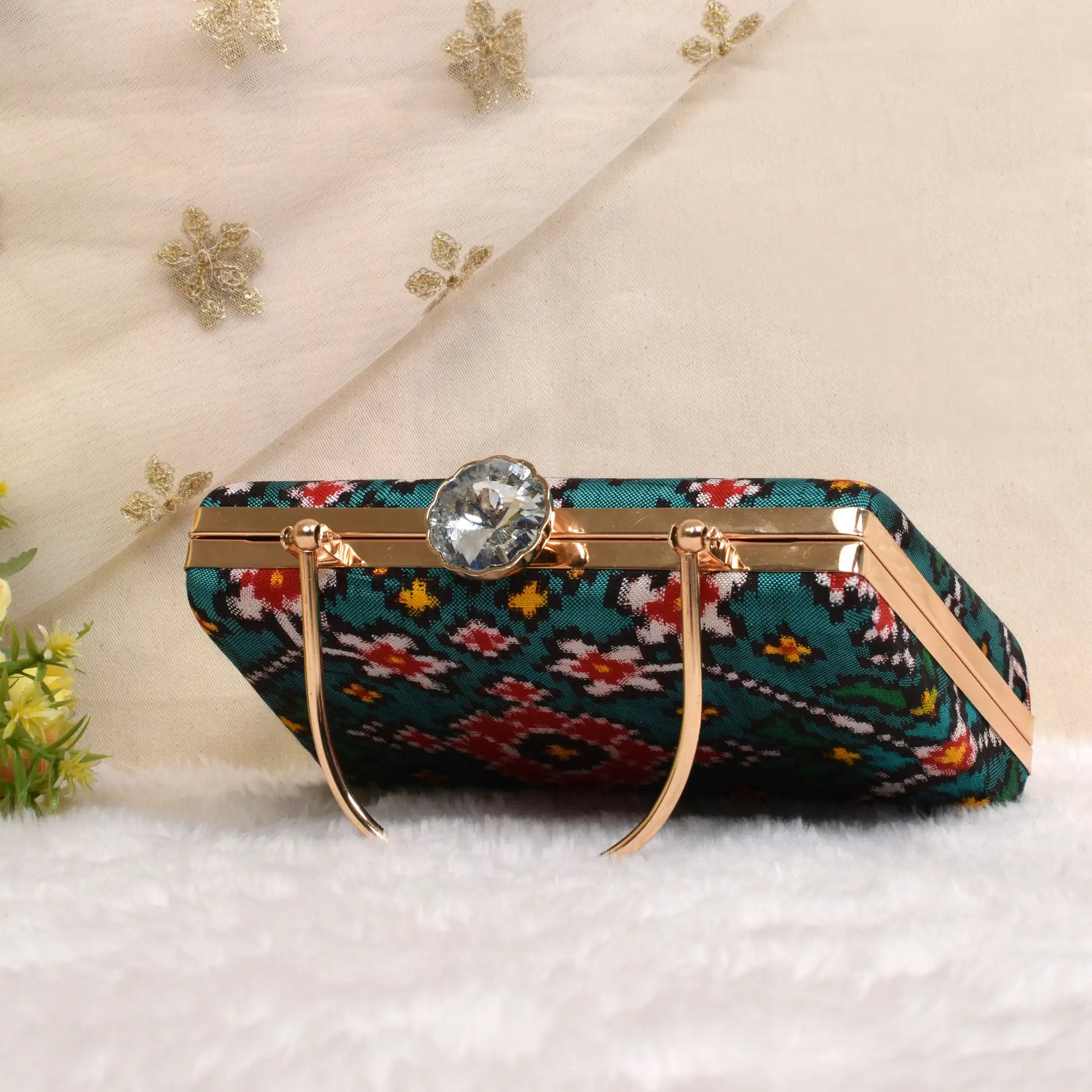 Double Ikat Patola Clutch