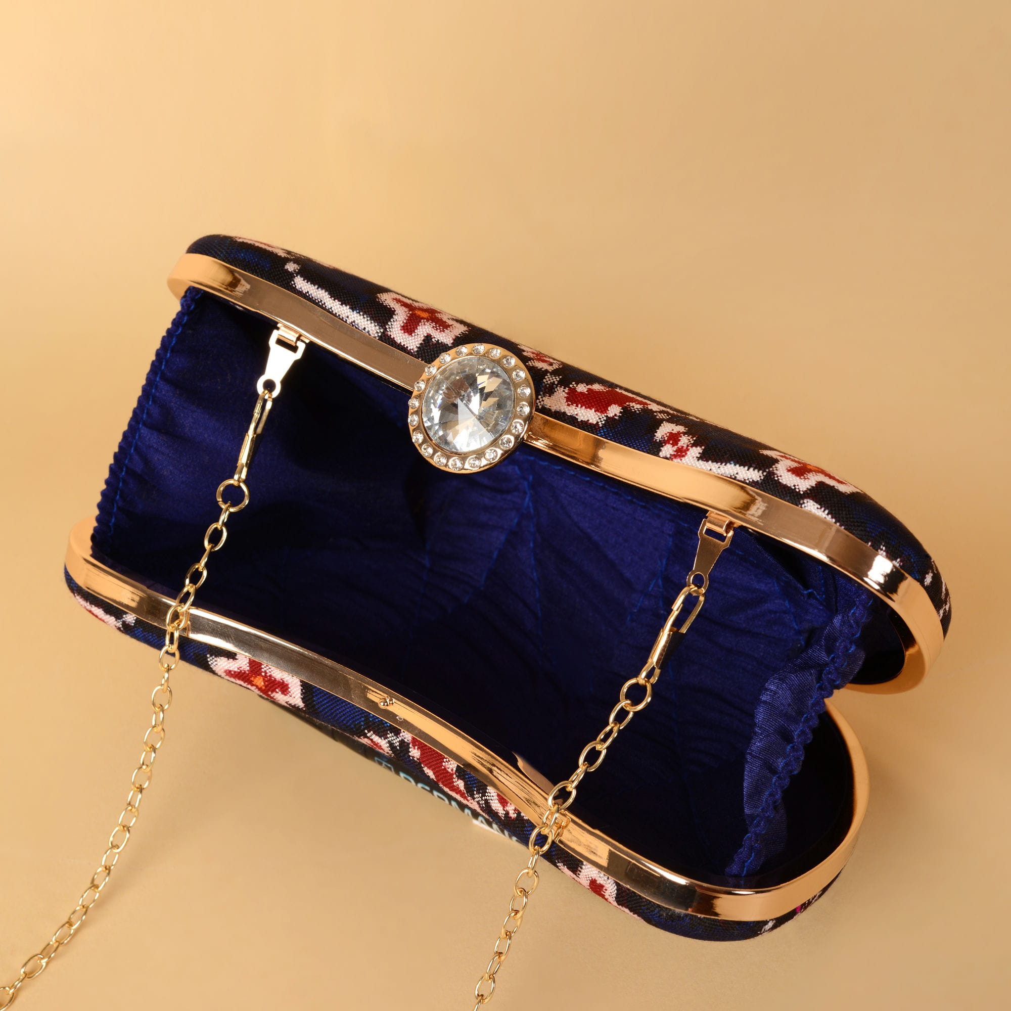 Double Ikat Patola Clutch Patola Motifs