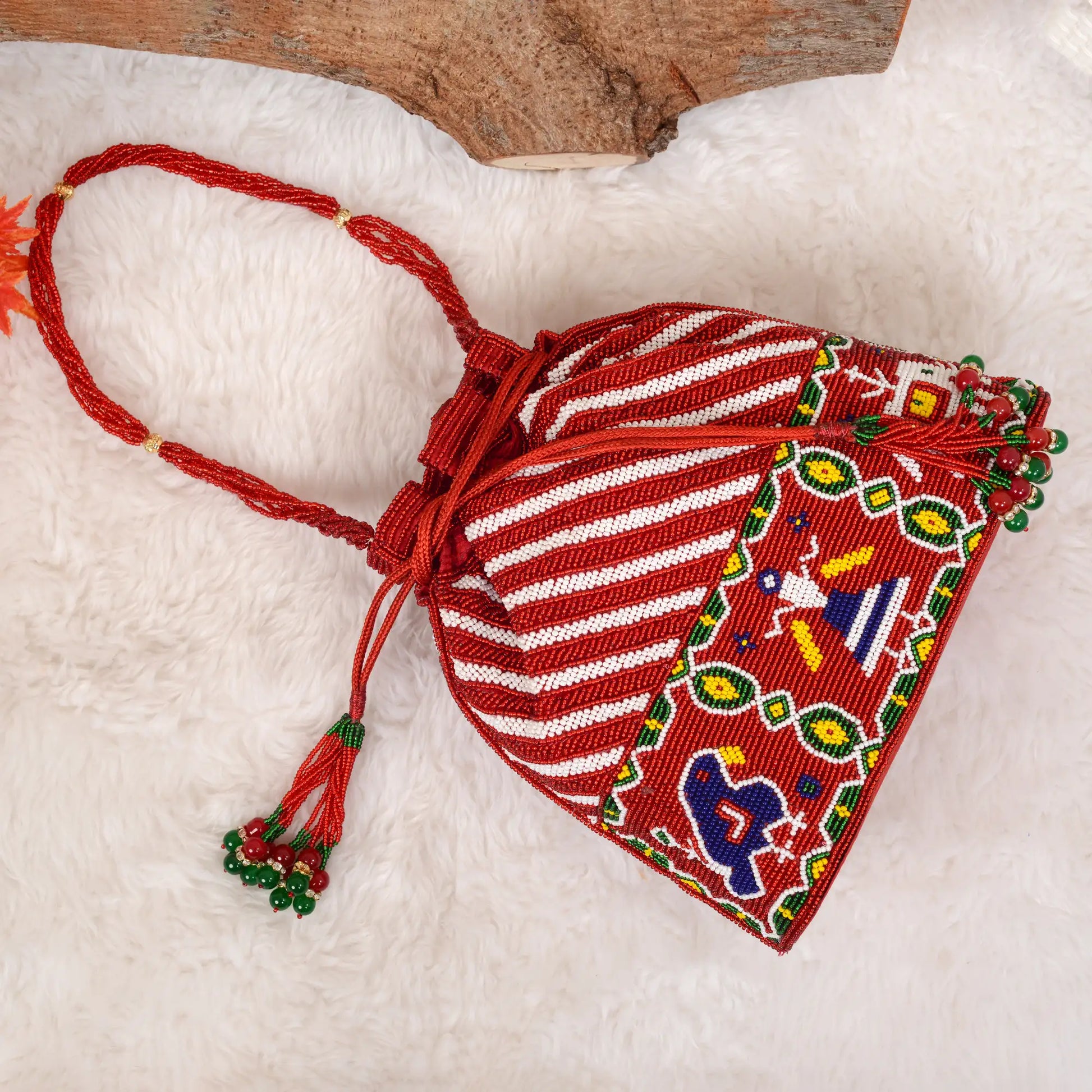 Patola Beaded Batva