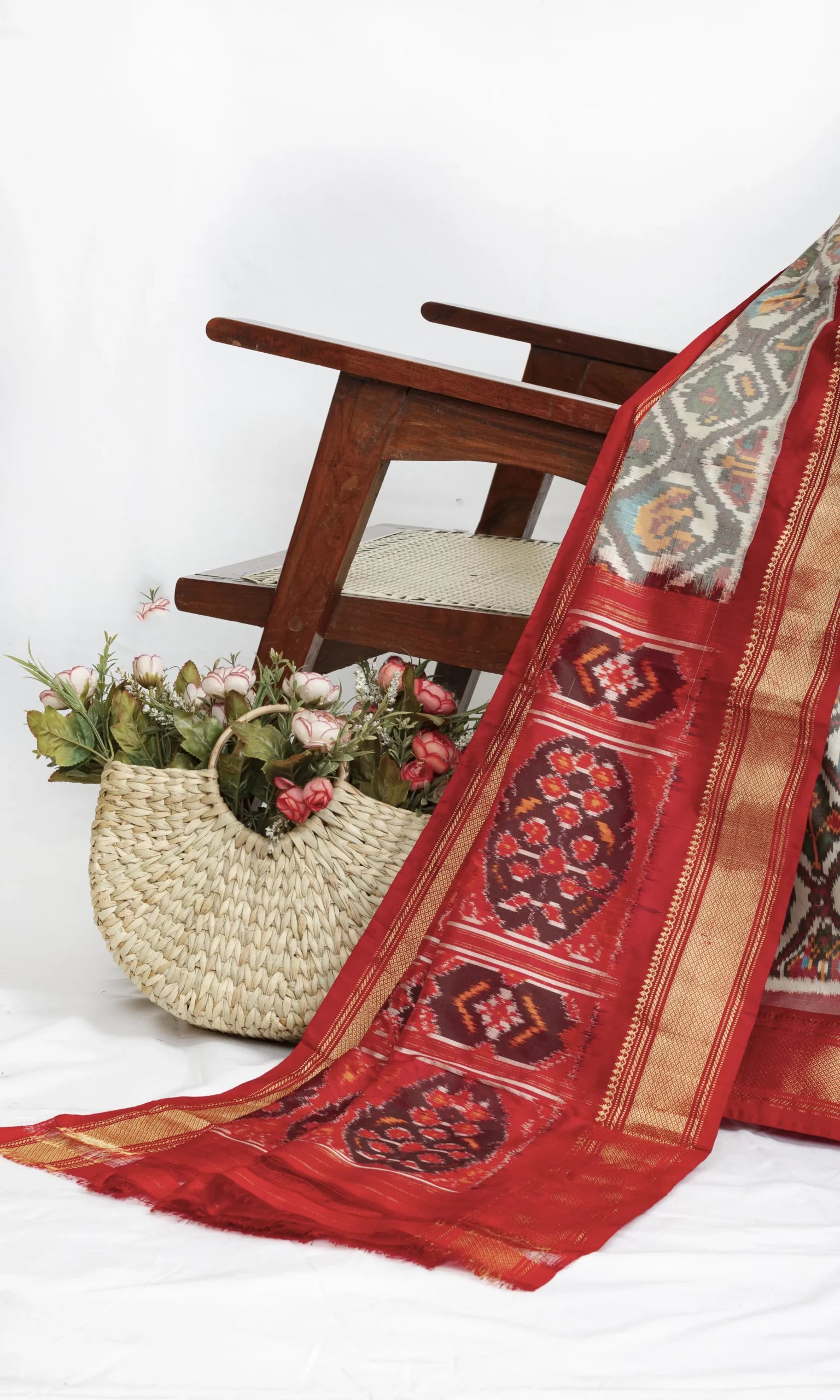 Pochampally Ikat Patola Saree