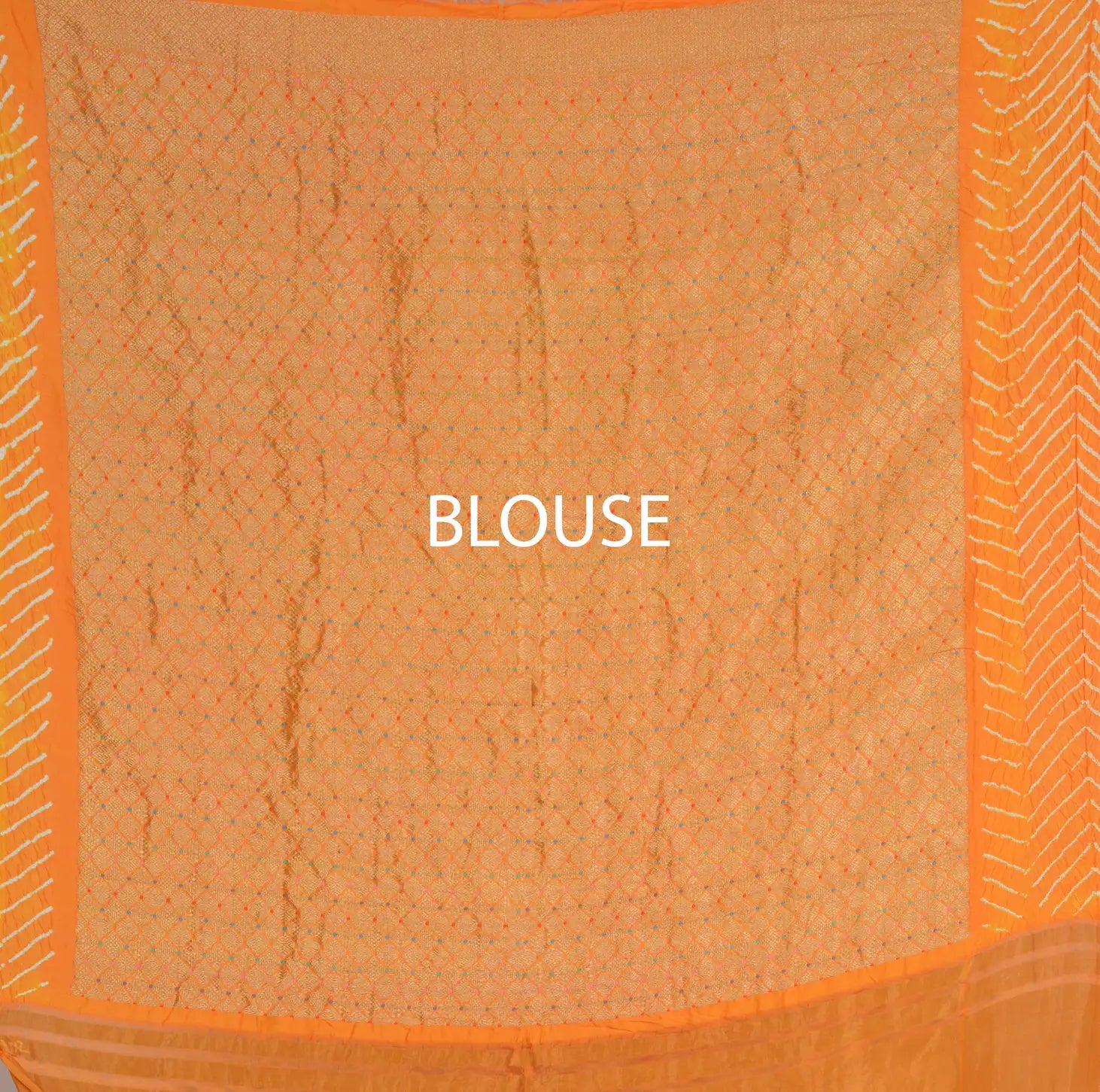 Kadiyal Buta Weave Bandhani Saree