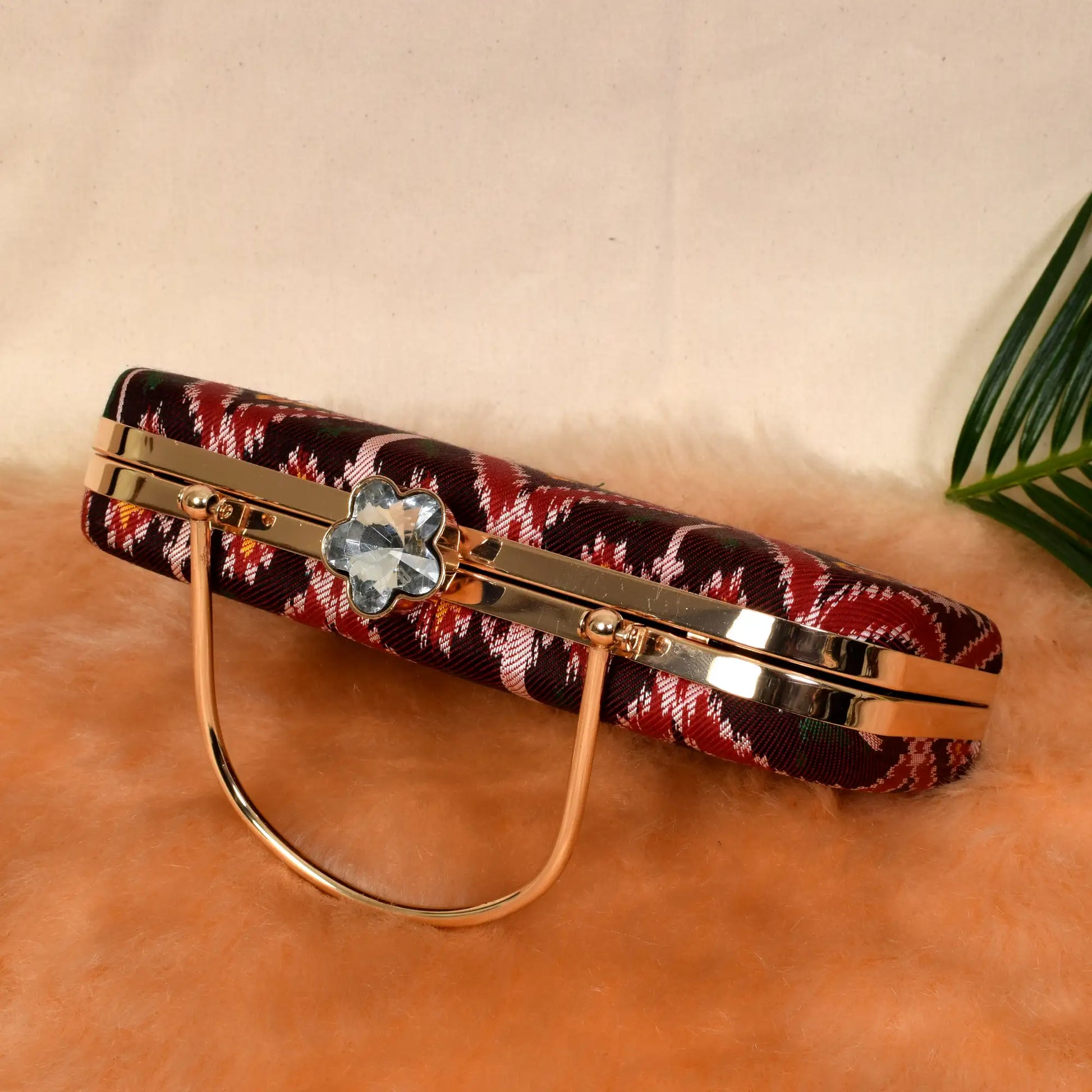 Twill Weave Patola Clutch