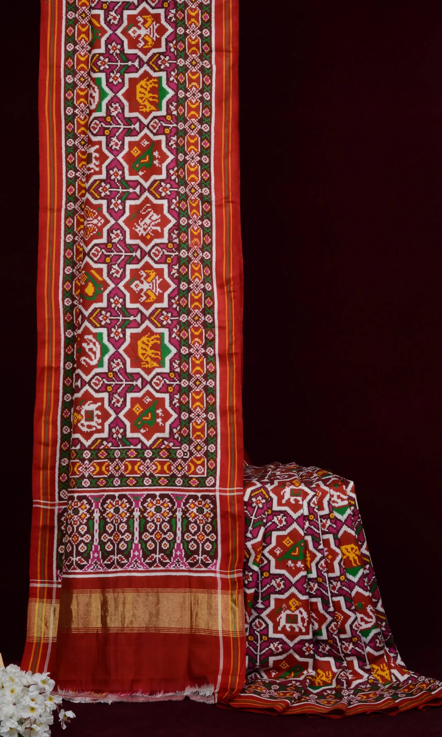 Double Ikat Patola Saree