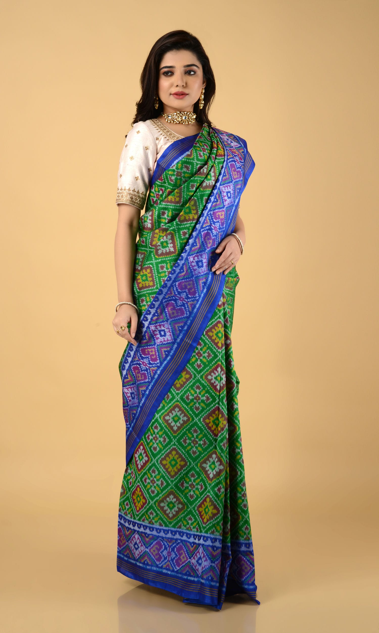 Single Ikat Patola Saree