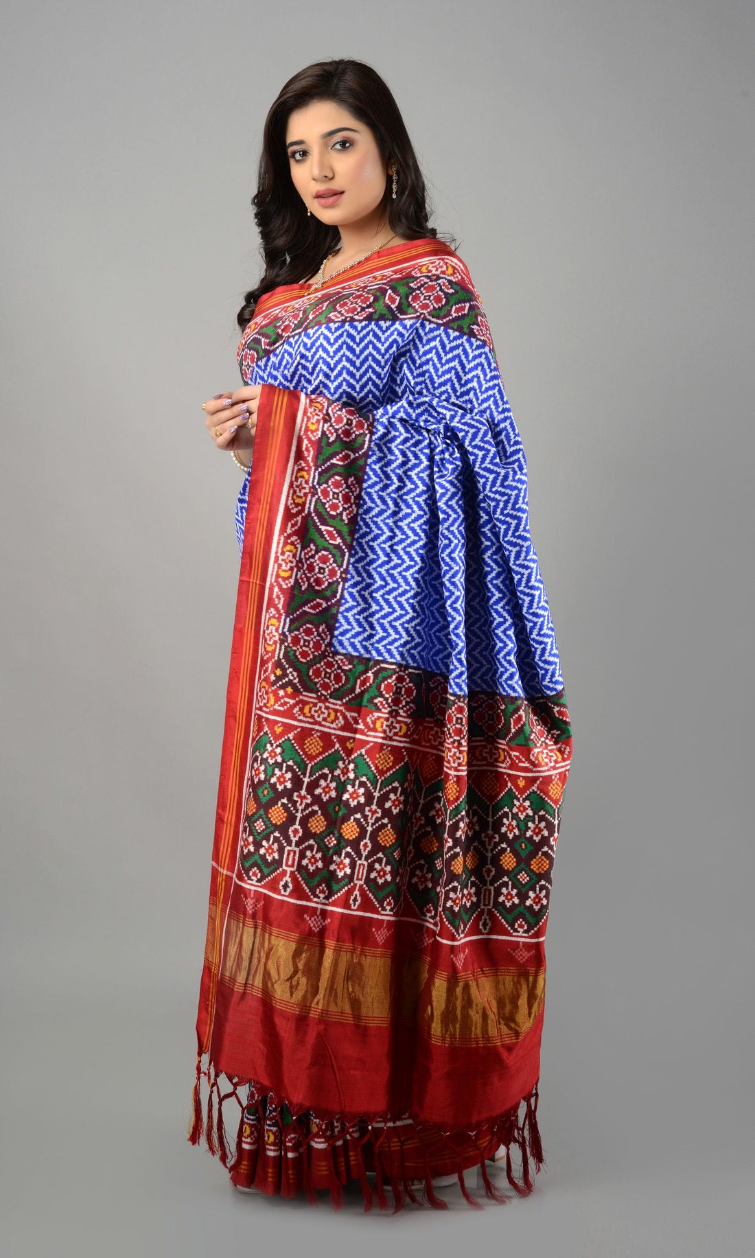 Double Ikat Patola Saree Laheriya