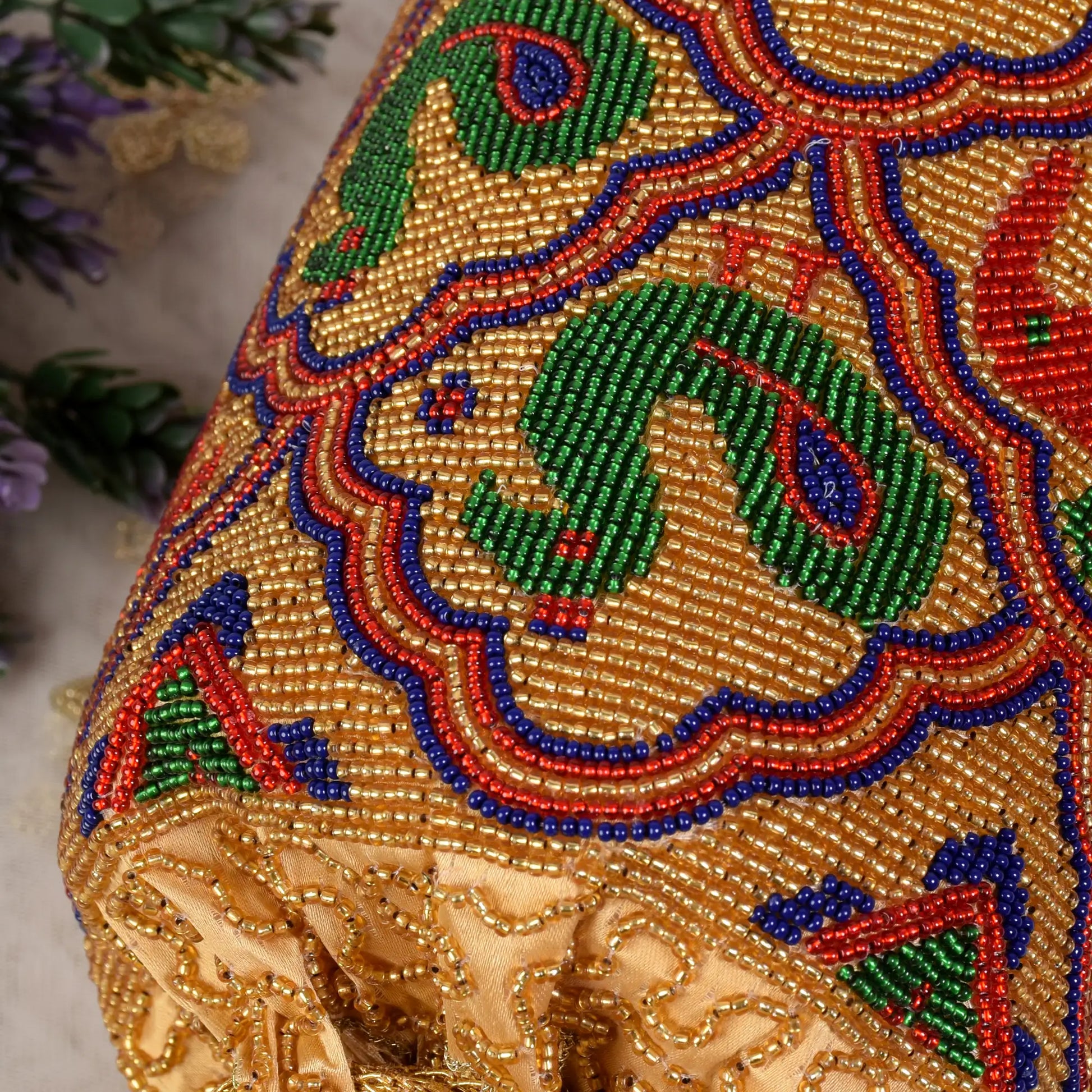 Moti Patola Beaded Batva
