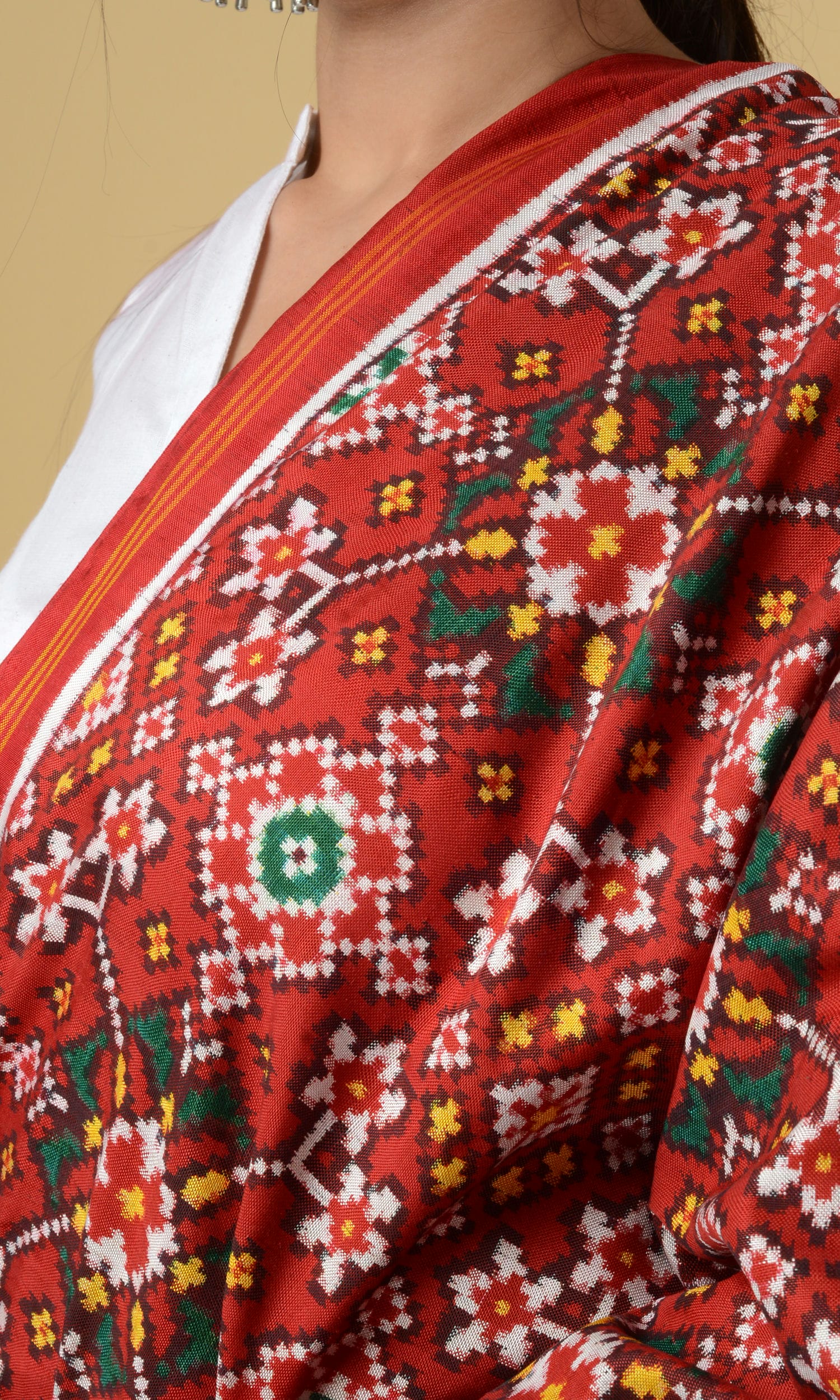 Double Ikat Patola Dupatta Nau Ratan