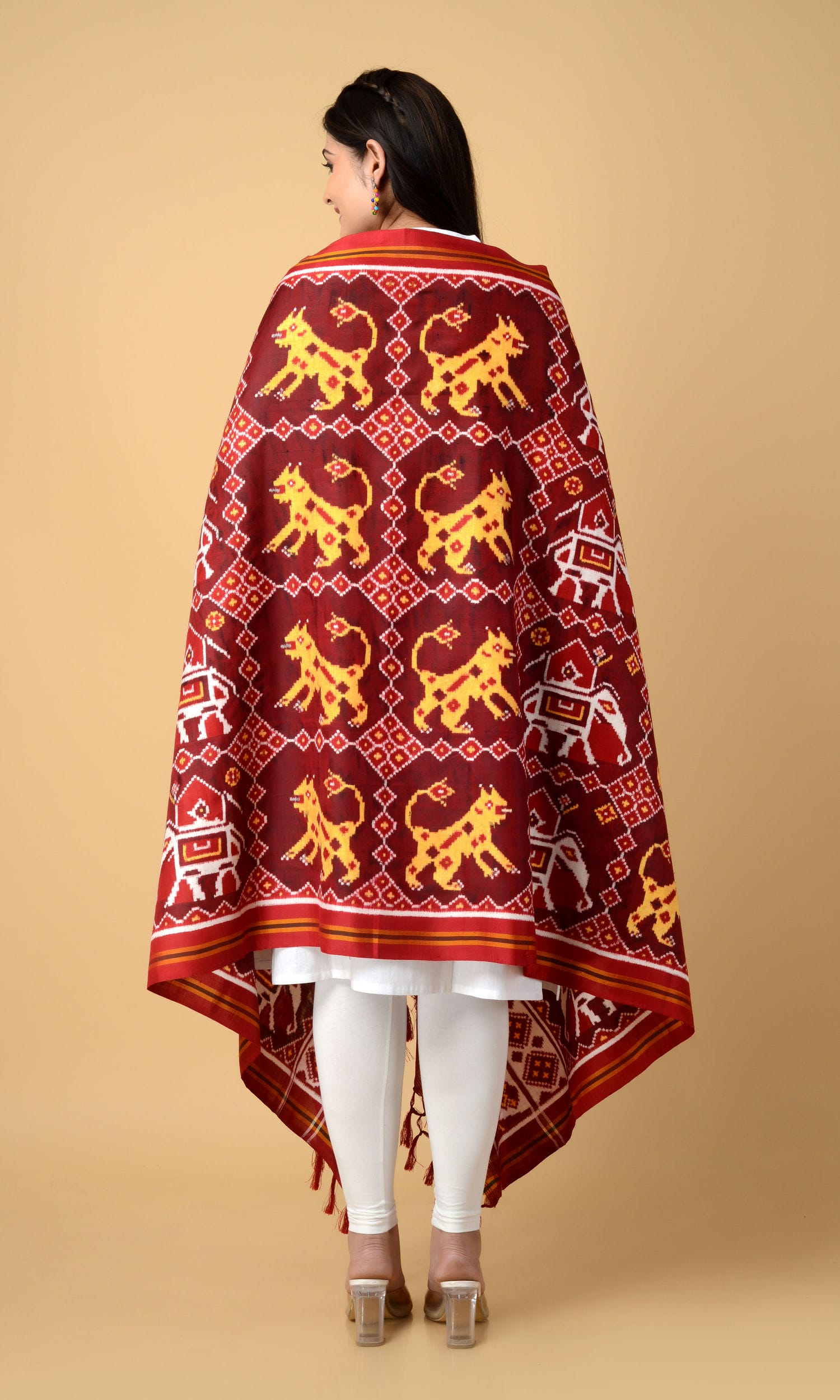 Double Ikat Patola Dupatta