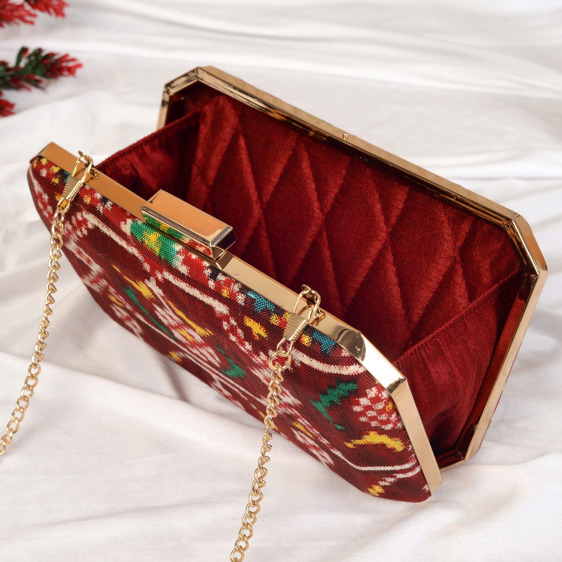 Double Ikat Patola Clutch
