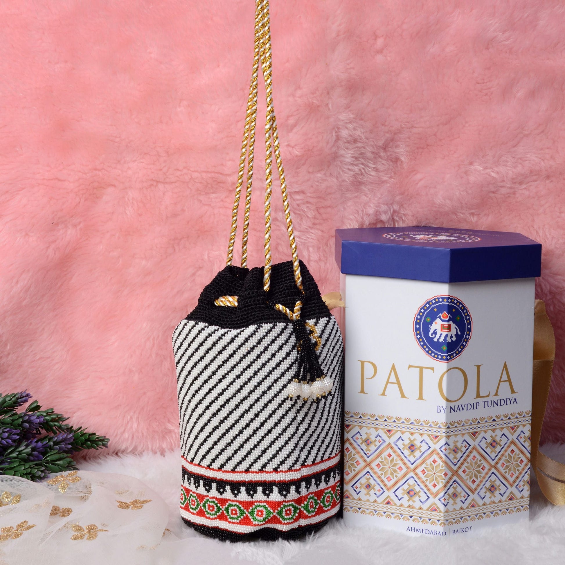 Moti Patola Beaded Batva