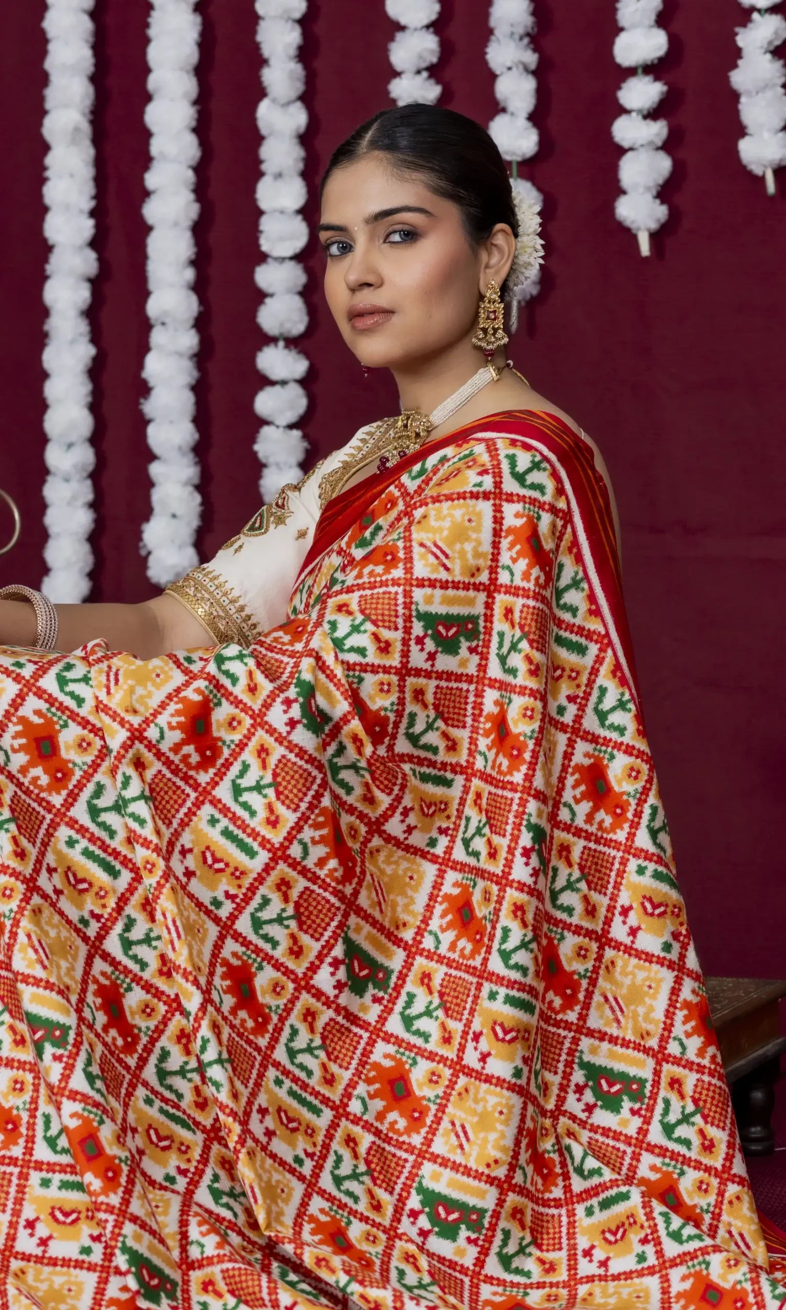 Double Ikat Patola Saree
