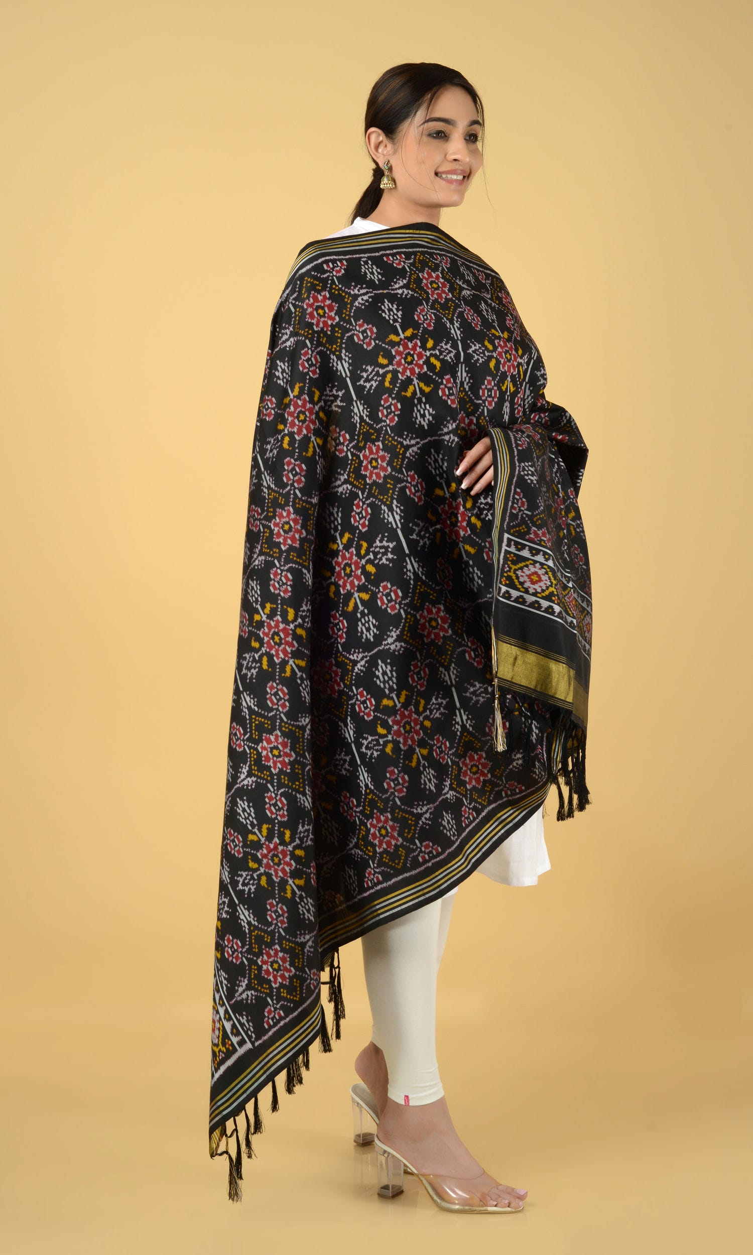 Single Ikat Patola Dupatta Chhabdi