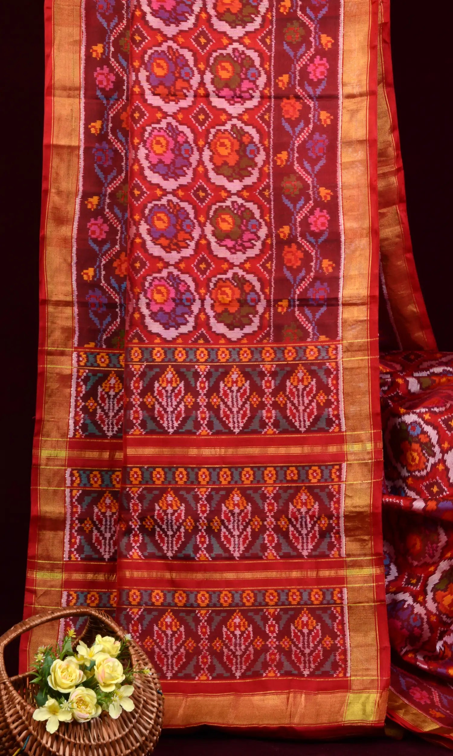 Single Ikat Patola Saree
