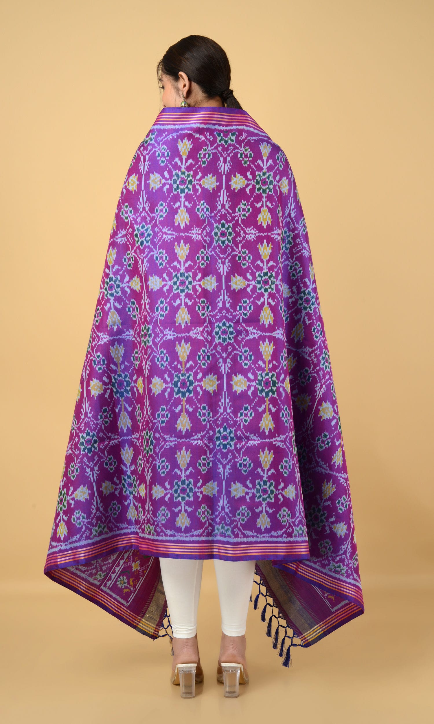 Single Ikat Patola Dupatta Chhabdi