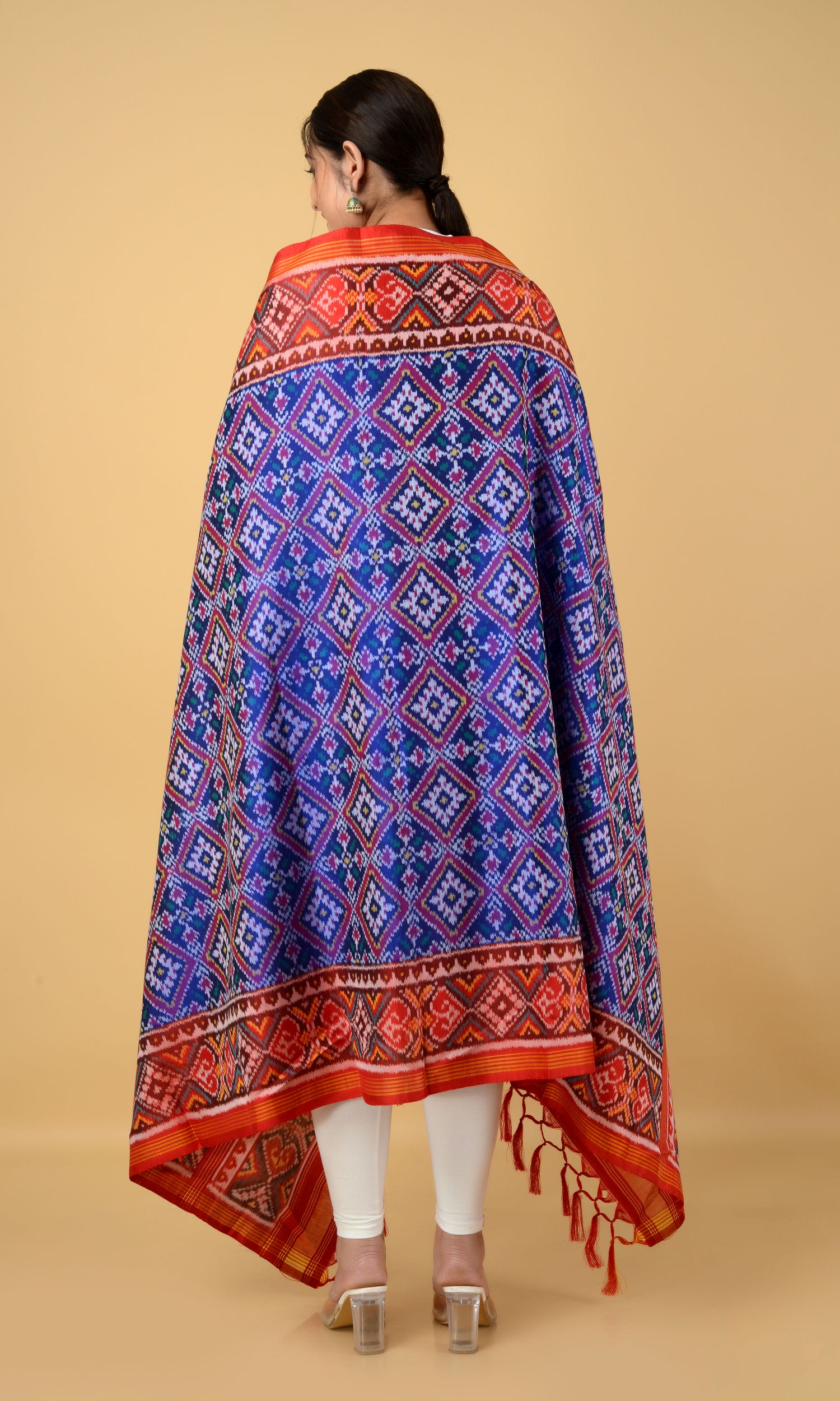 Single Ikat Patola Dupatta Chanda