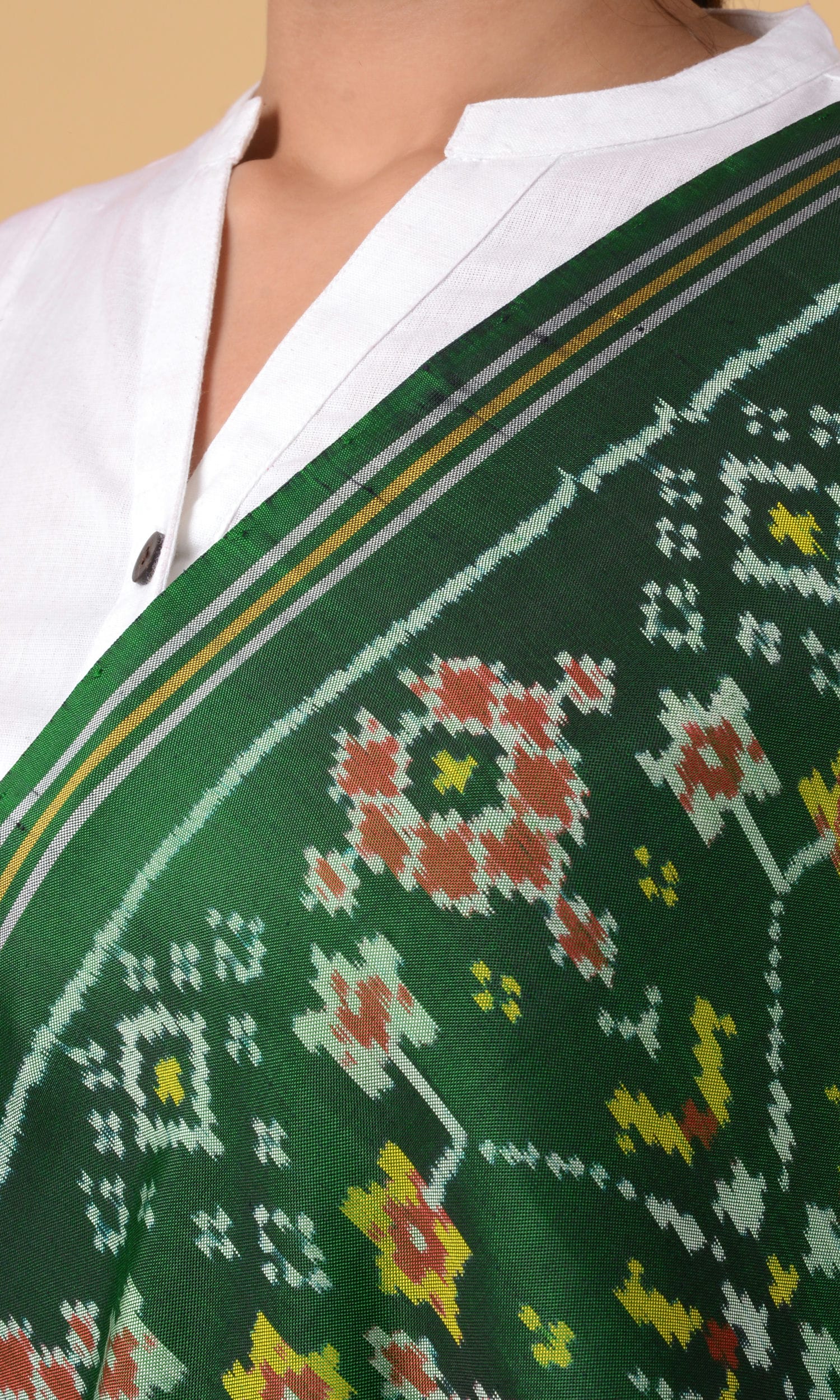 Single Ikat Patola Dupatta Nau Ratan