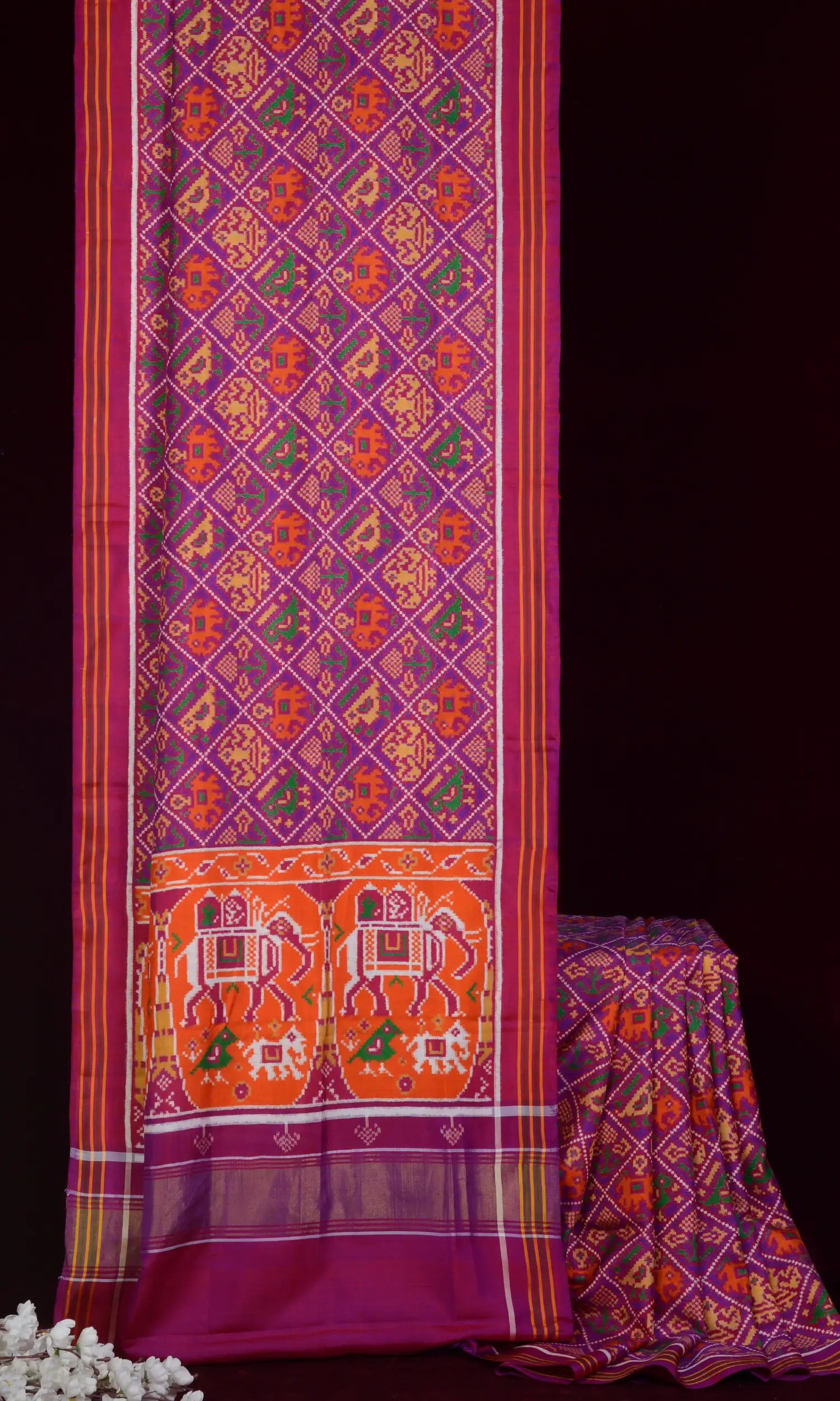 Double Ikat Patola Saree