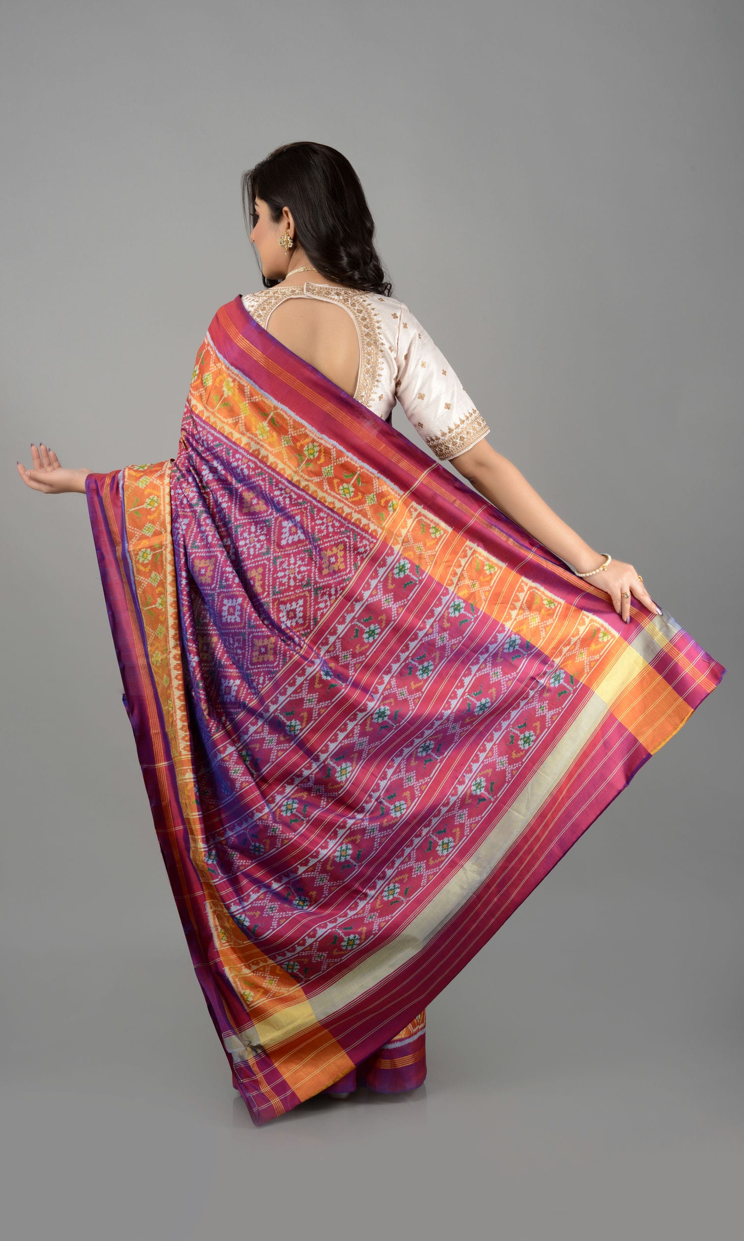 Rajkoti Patola Saree Chanda