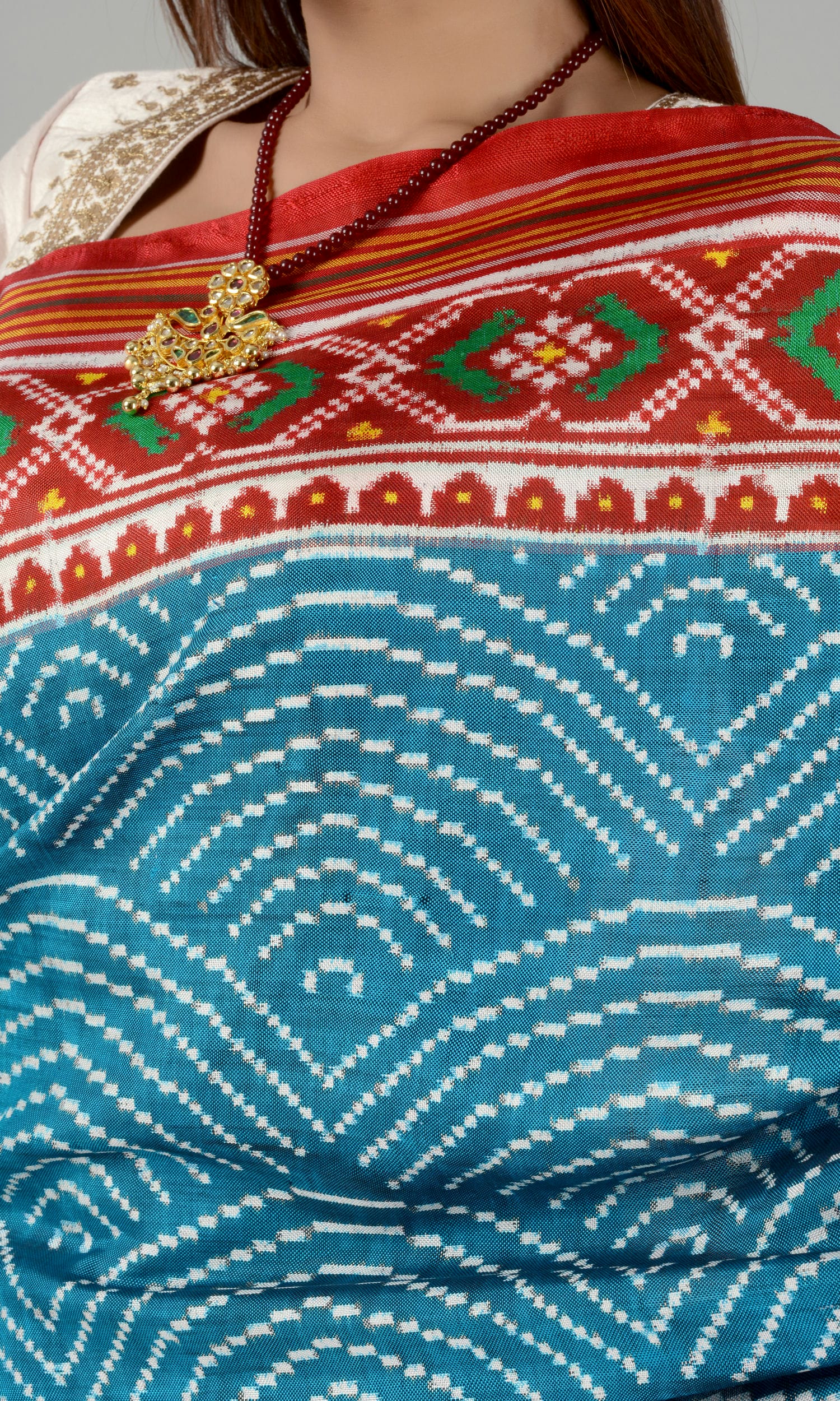 Double Ikat Patola Saree Laheriya