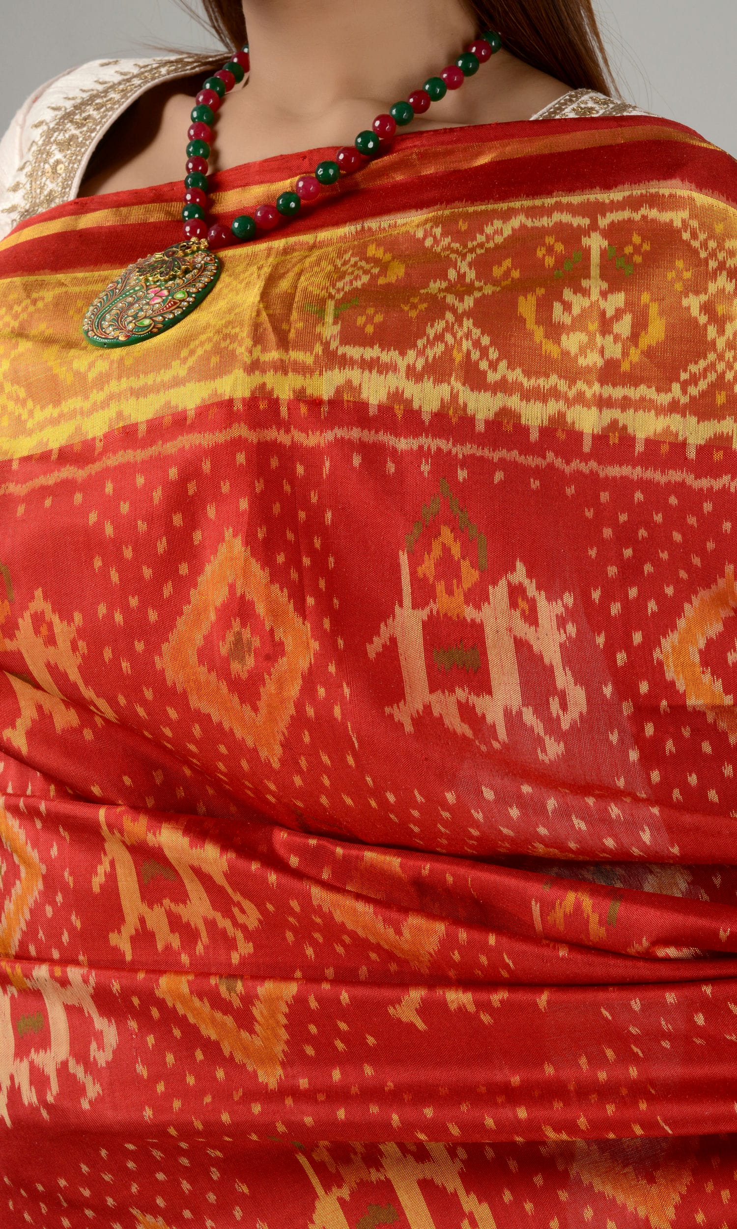 Rajkoti Patola Saree Hathi Chanda