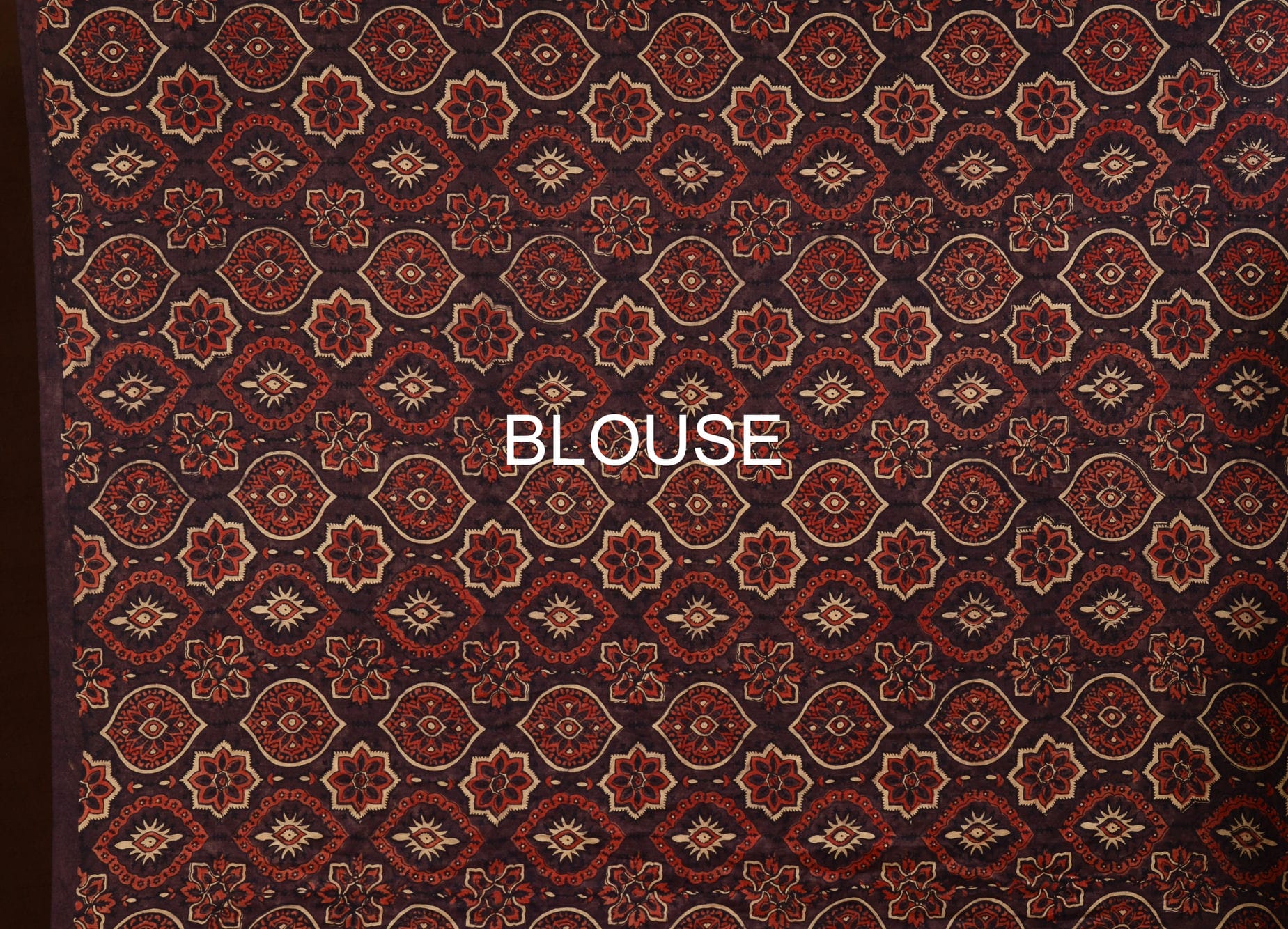 Ajrakh Bandhani Saree