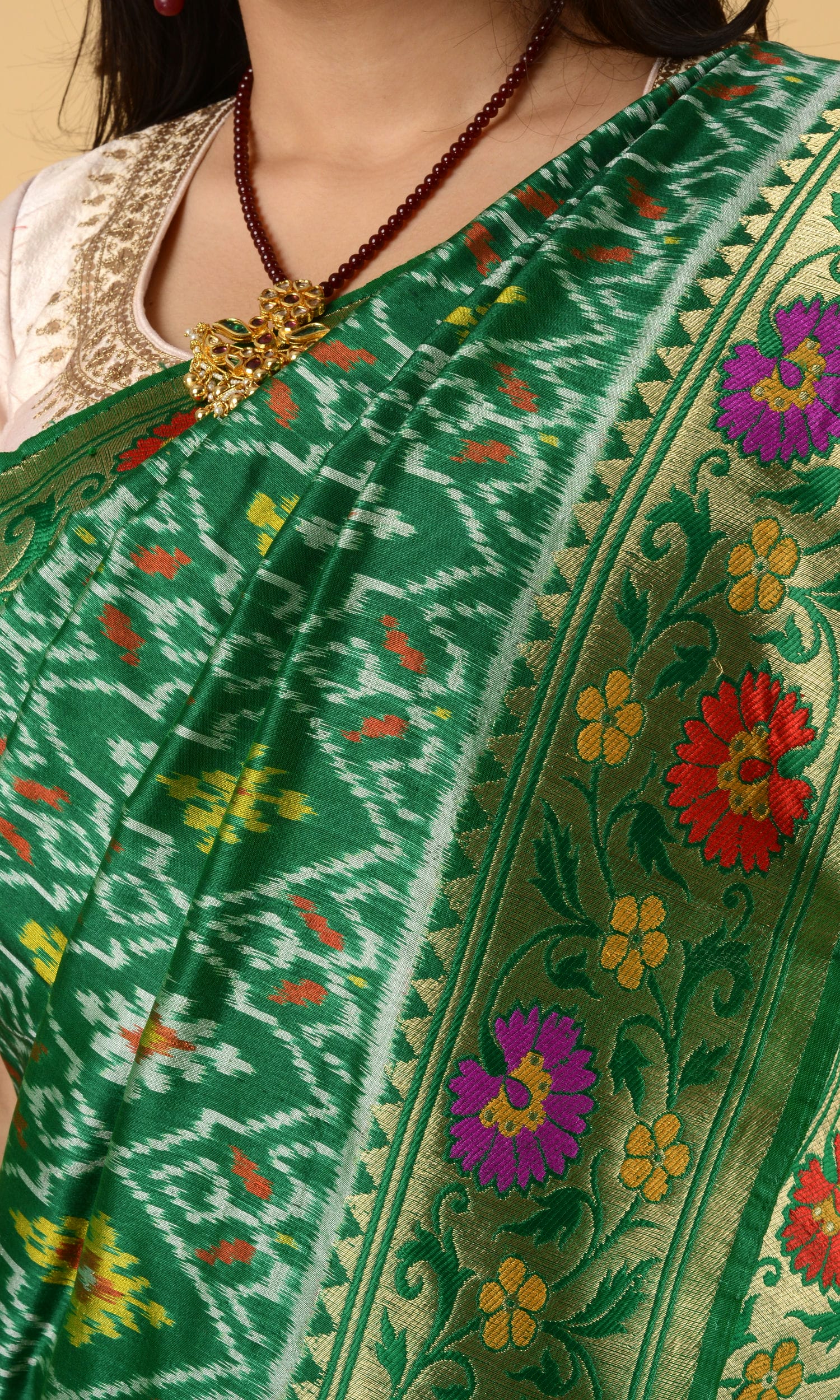 Paithani Sngle Ikat Patola