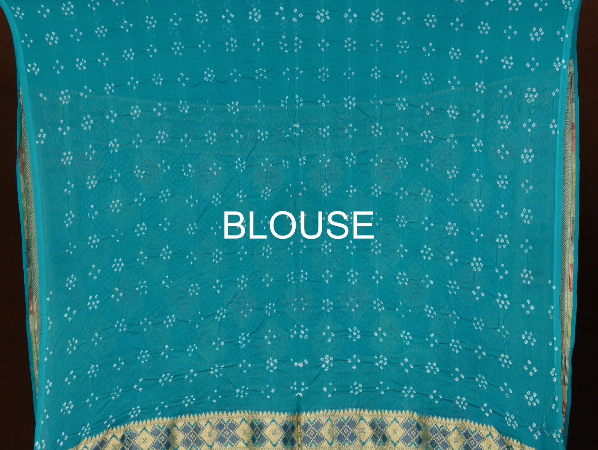Banarasi Patola Weave Bandhani Saree Navdip Tundiya