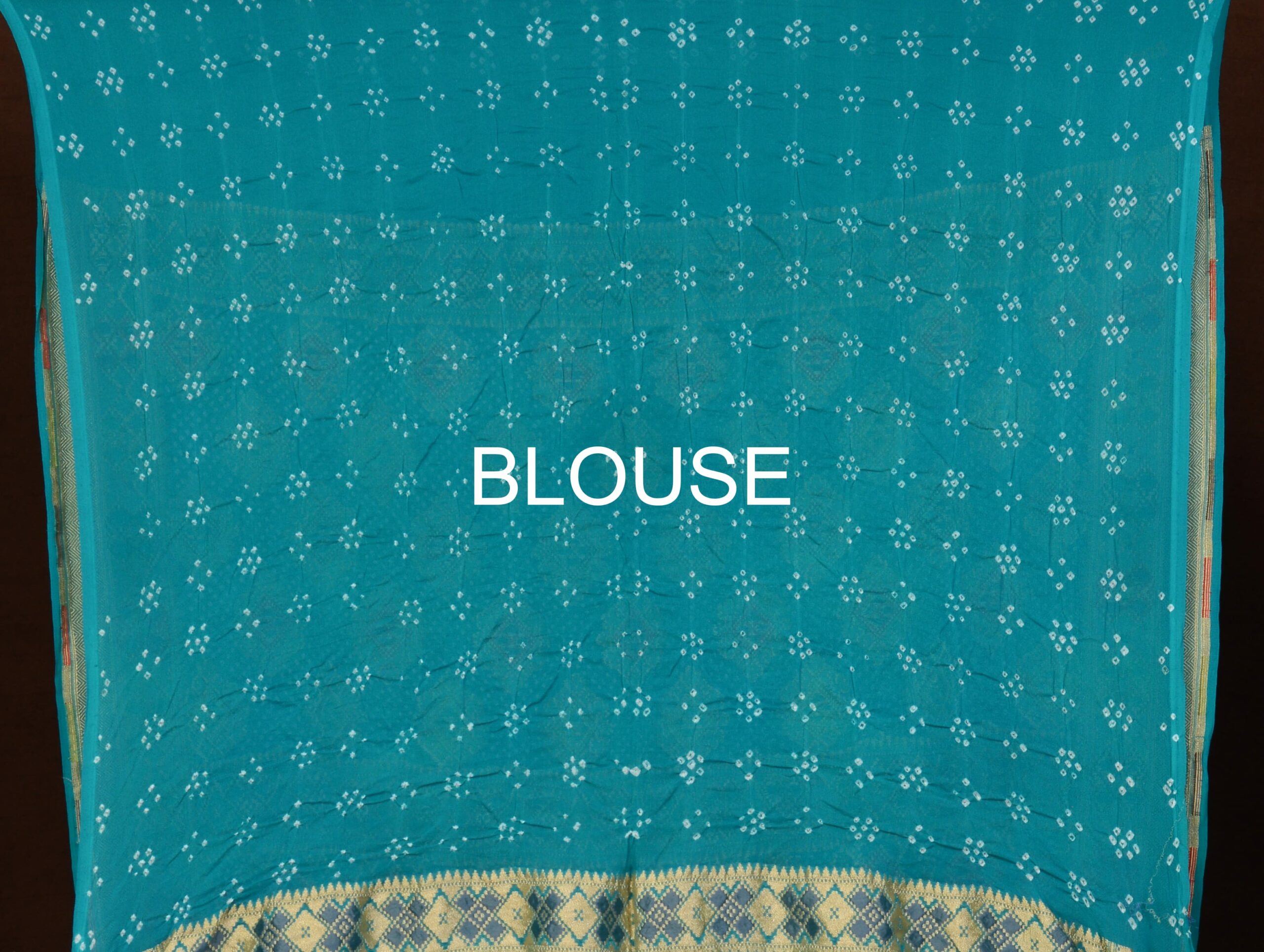Banarasi Patola Weave Bandhani Saree Navdip Tundiya