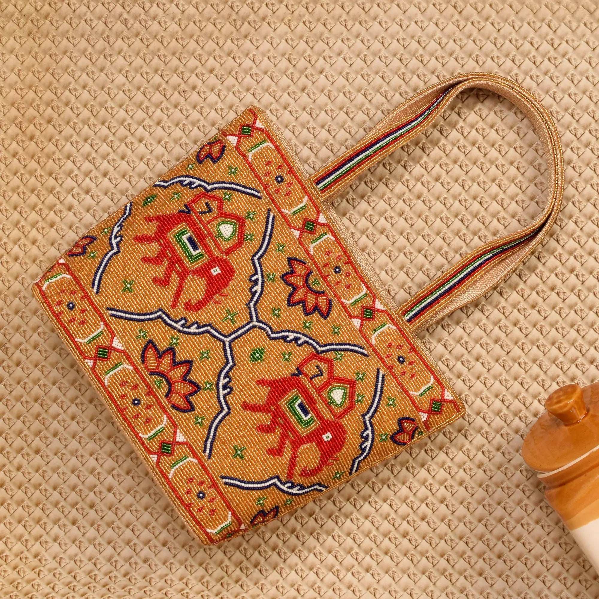 Patola Beaded Handbag