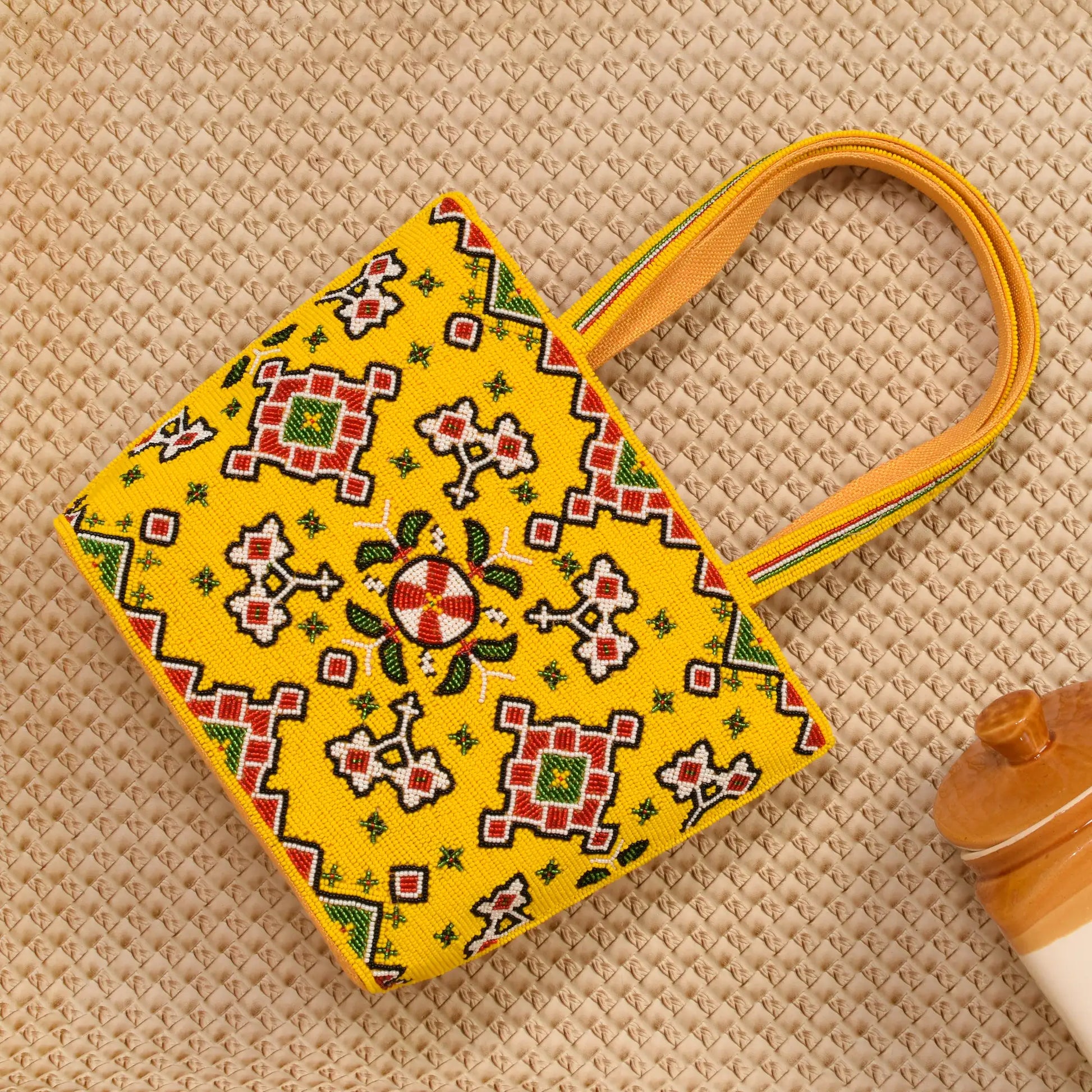 Patola Beaded Handbag