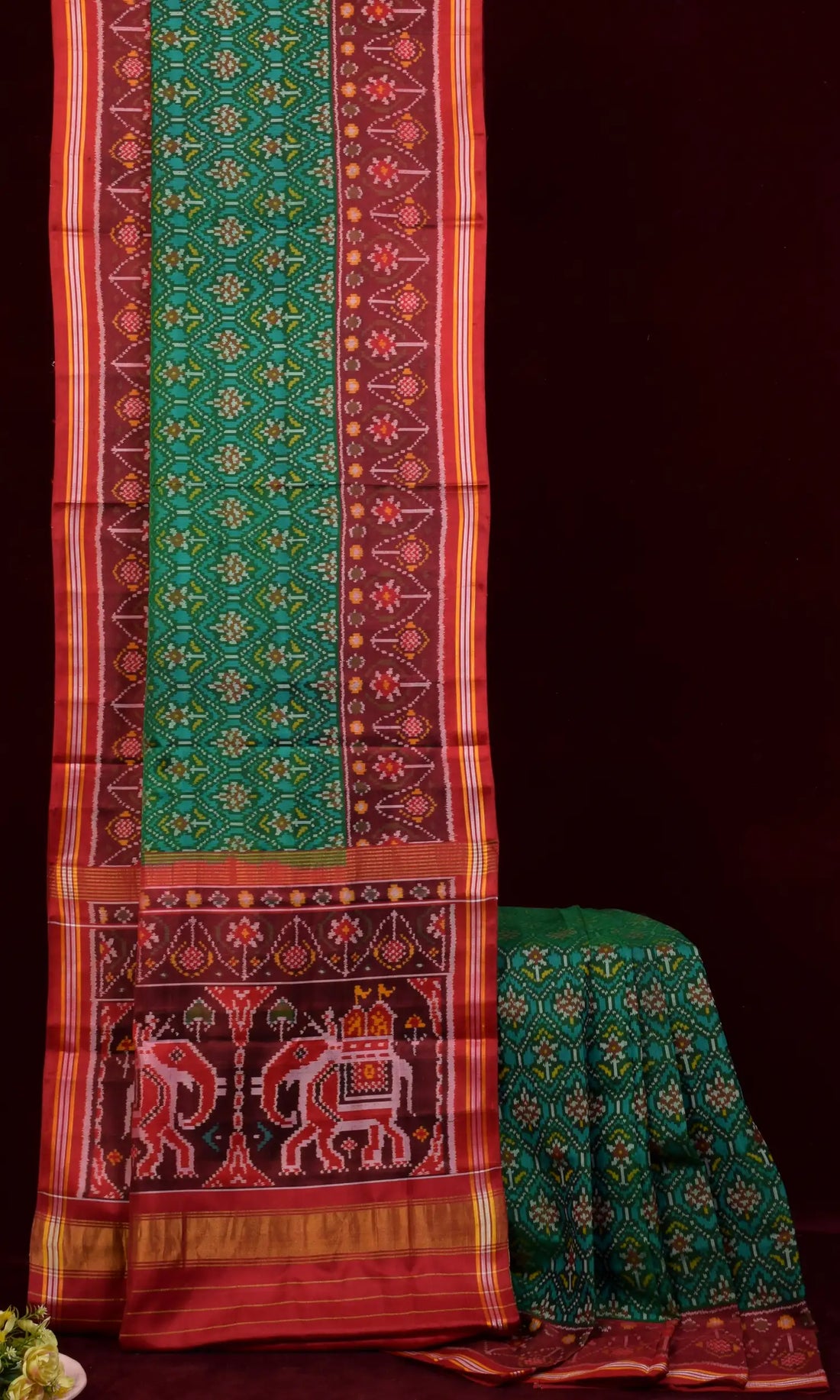 Single Ikat Patola Saree