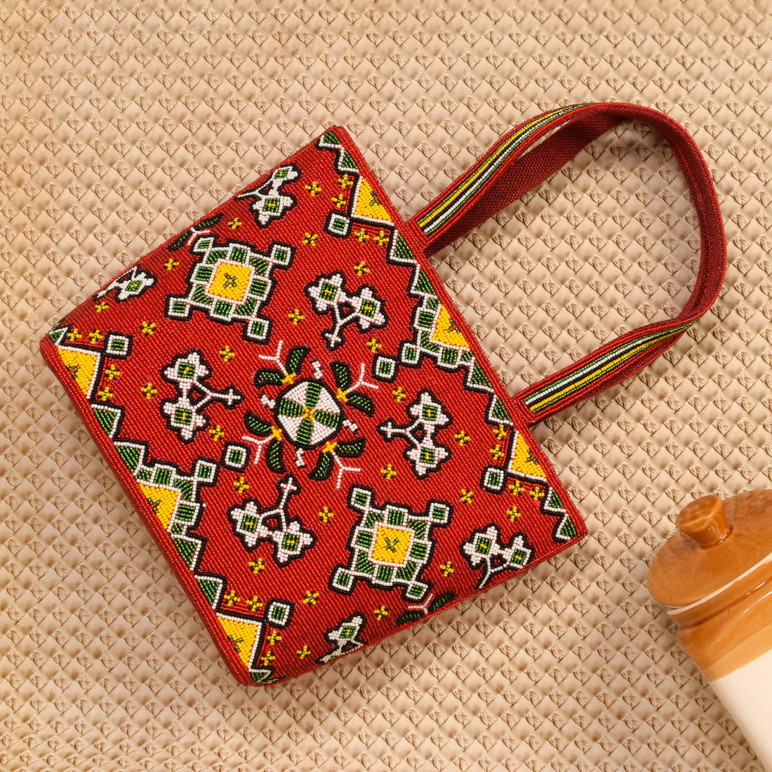 Patola Beaded Handbag