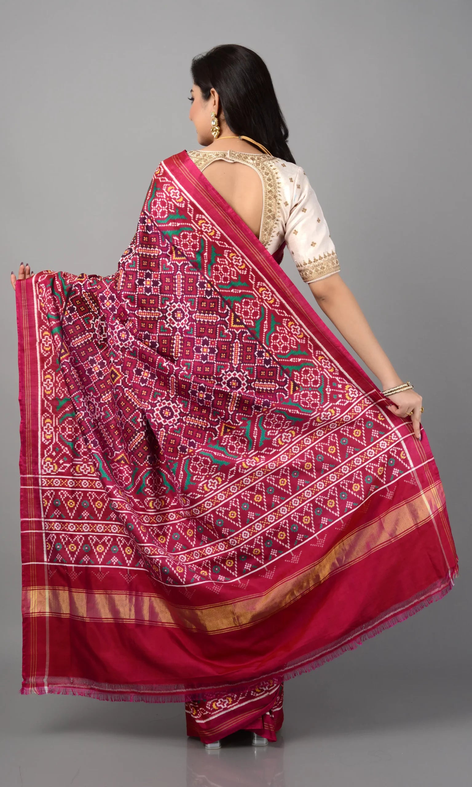 Double Ikat Patola Saree