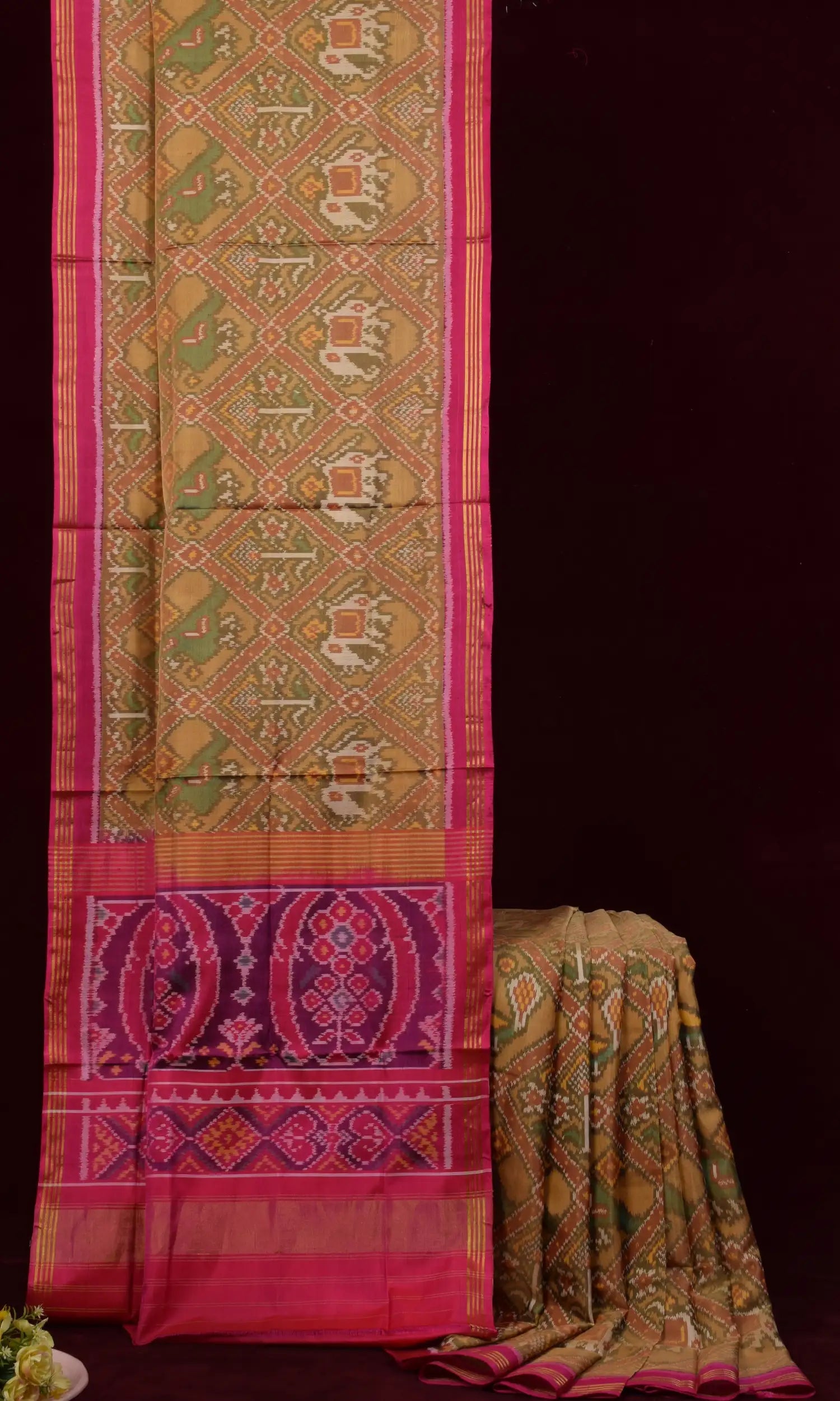 Single Ikat Patola Saree