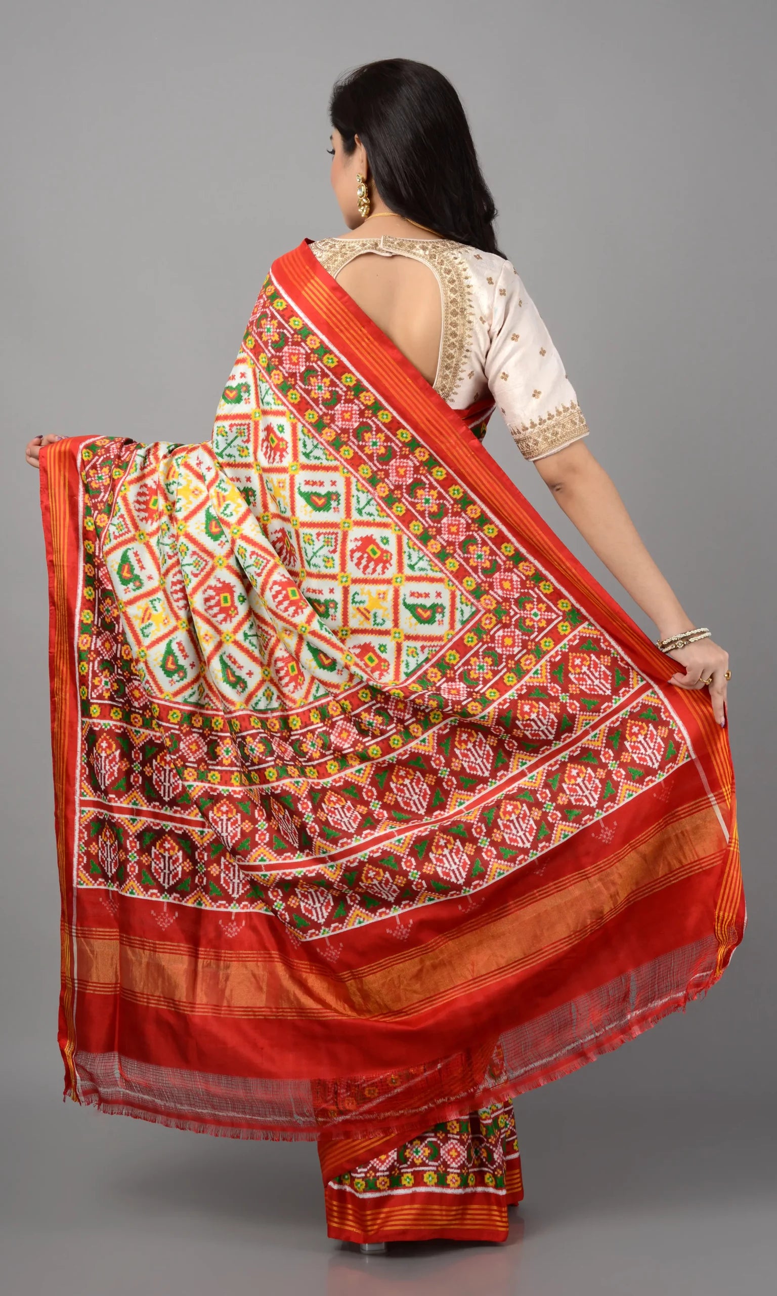 Double Ikat Patola Saree