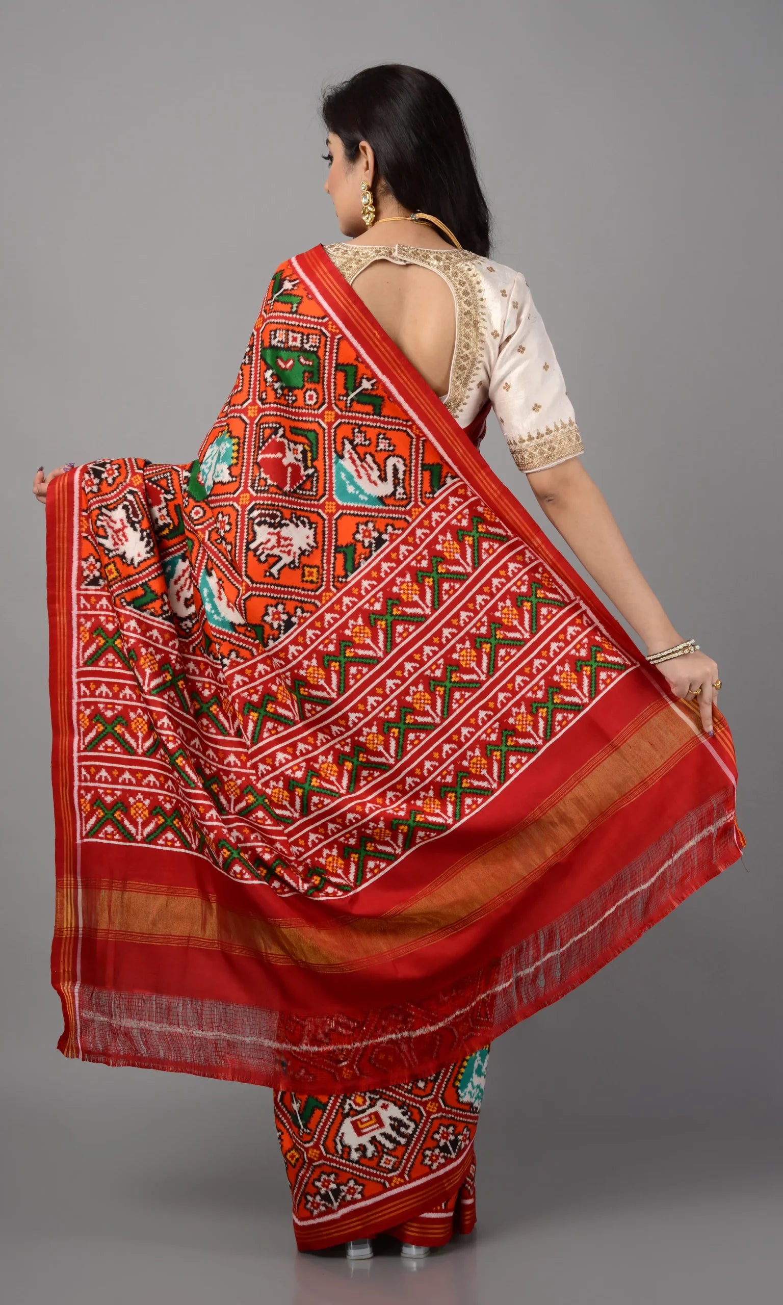 Double Ikat Patola Saree