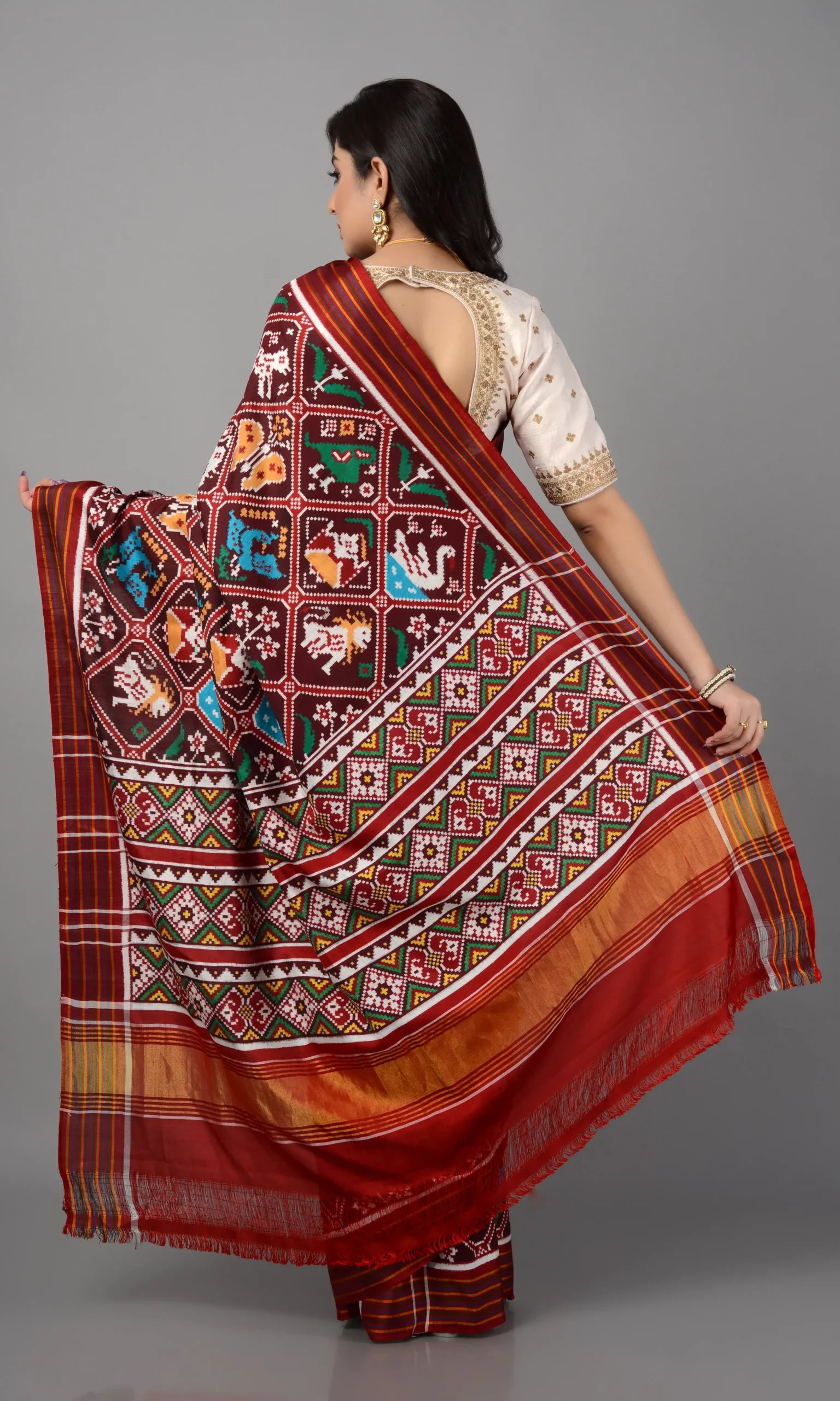 Double Ikat Patola Saree