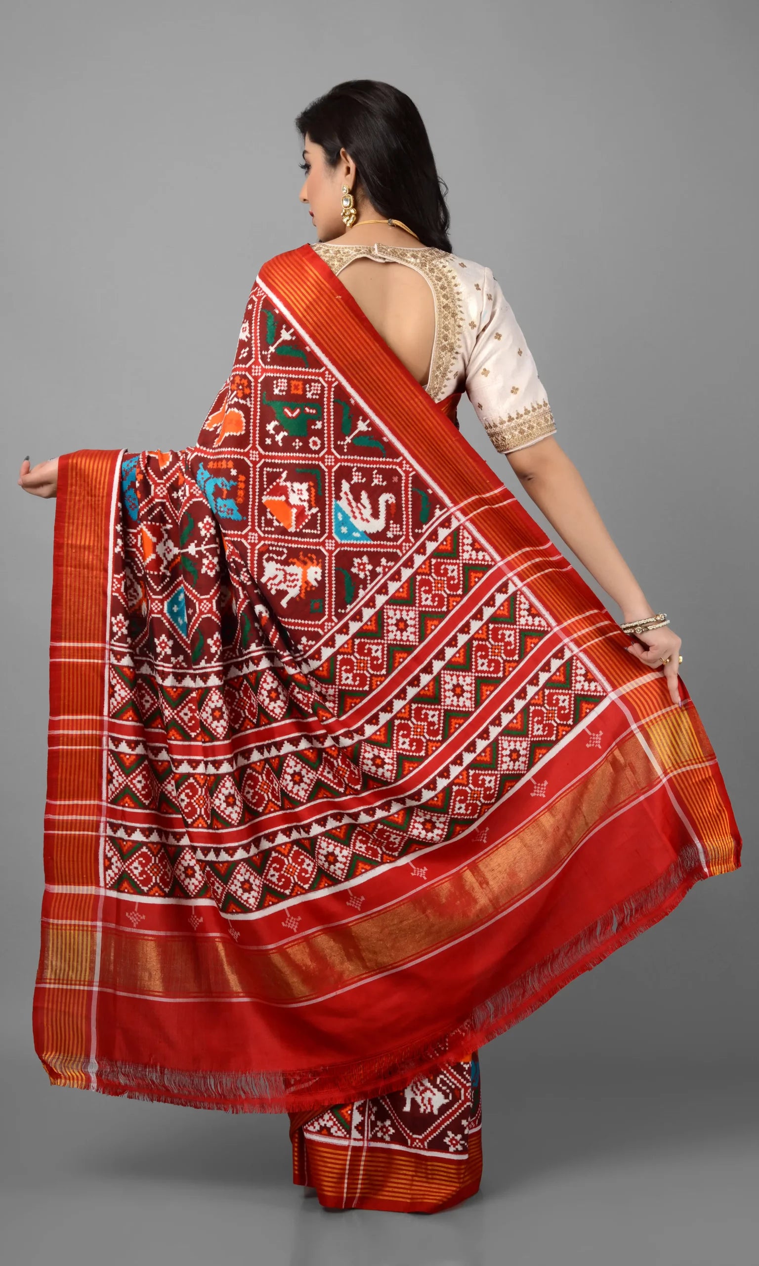 Double Ikat Patola Saree