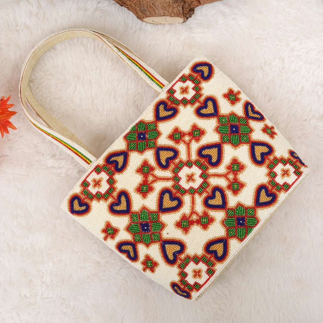 Patola Beaded Handbag