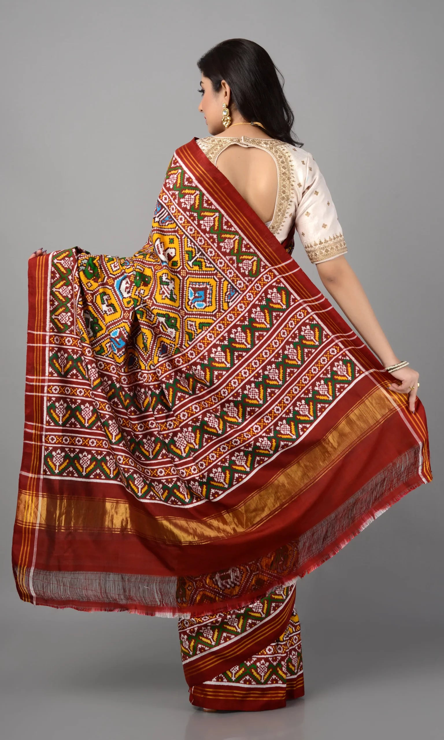 Double Ikat Patola Saree
