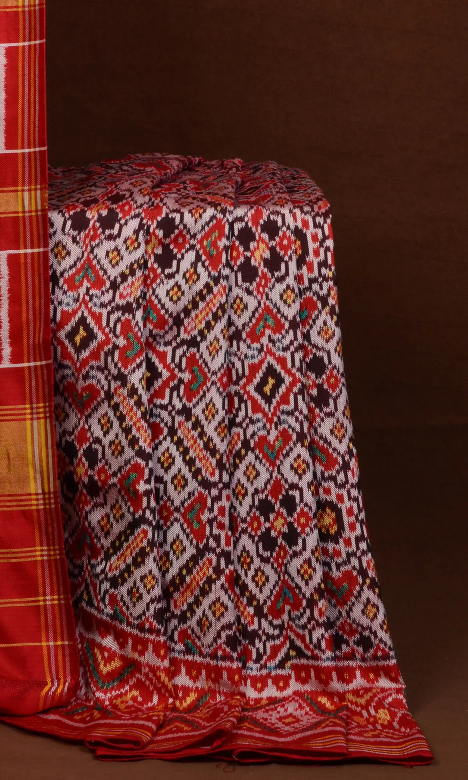 Twill Weave Patola Saree
