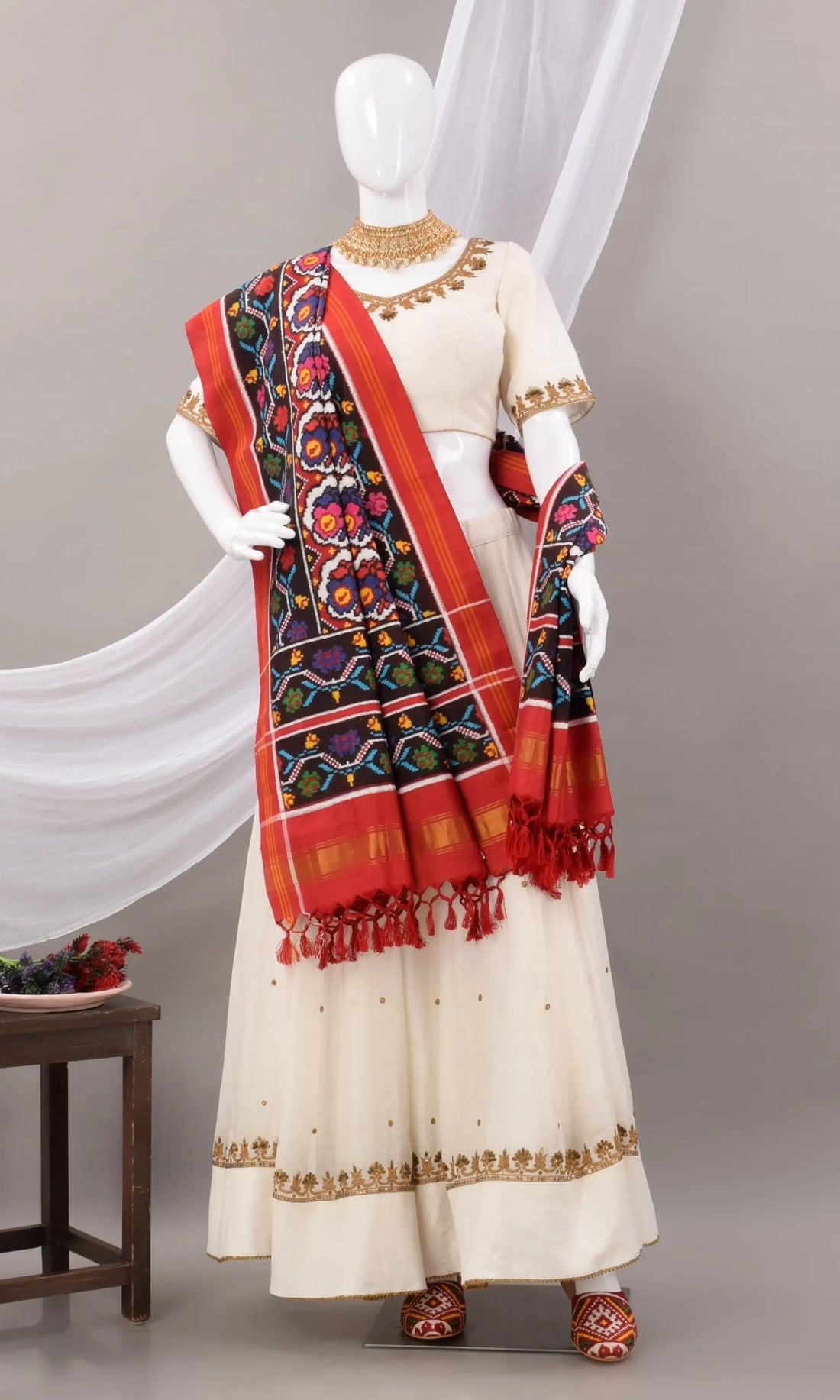 Double Ikat Patola Dupatta