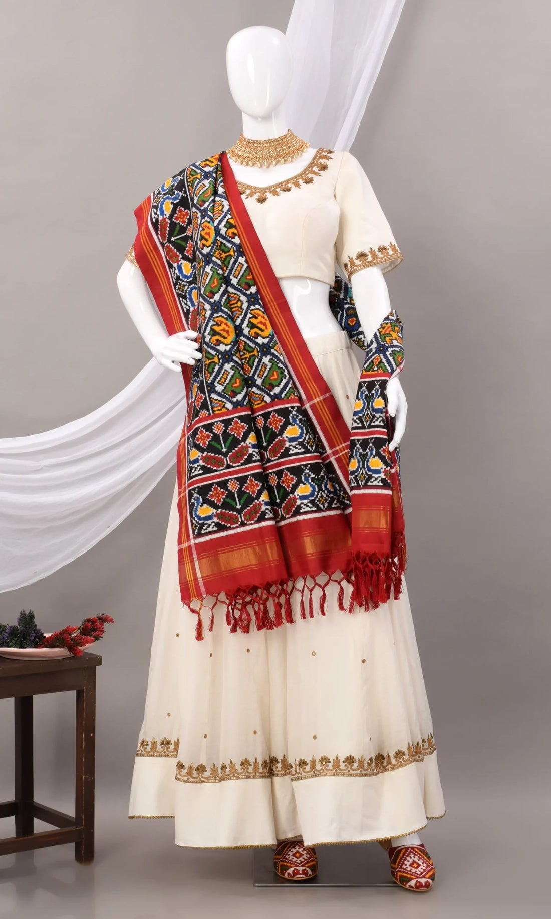 Double Ikat Patola Dupatta