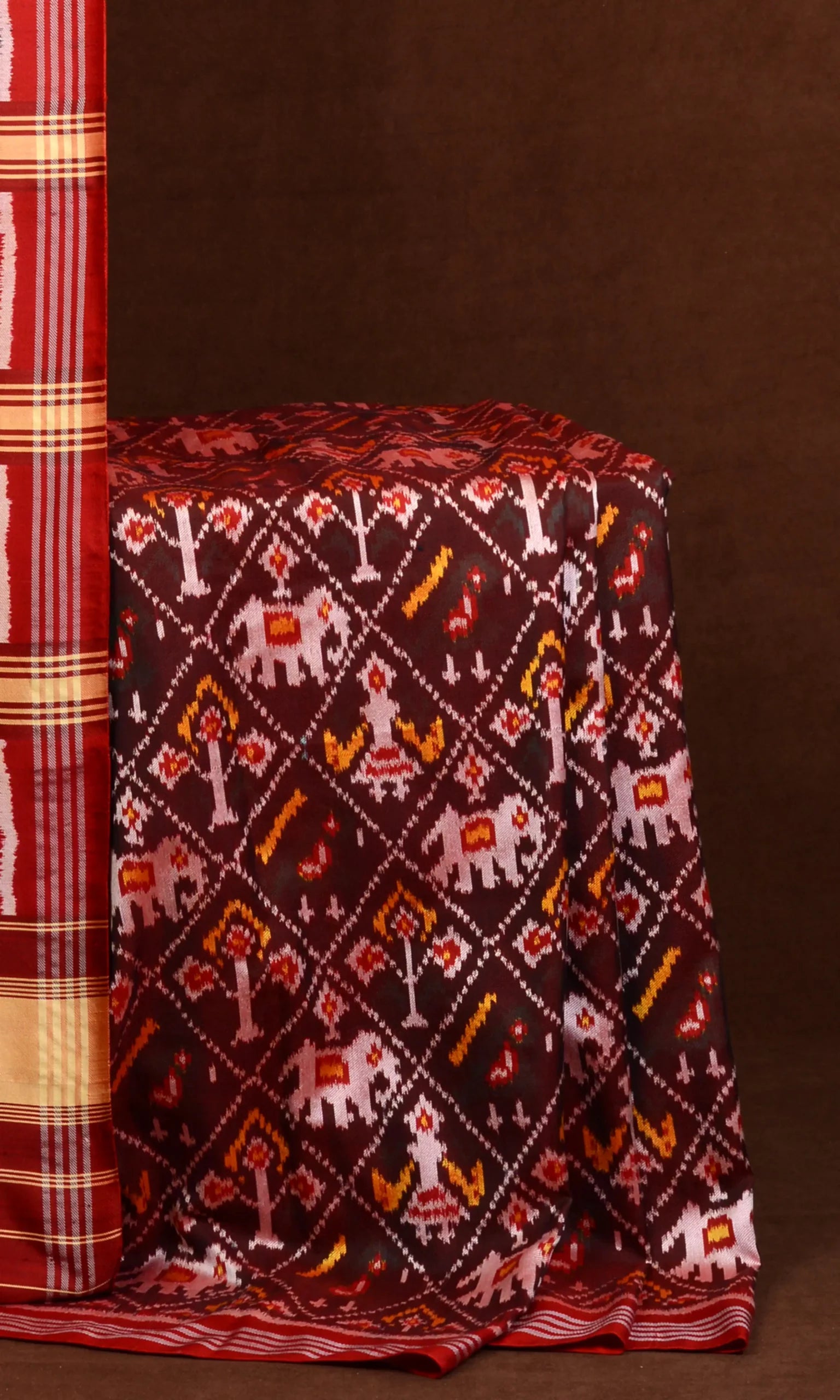 Twill Weave Patola Saree
