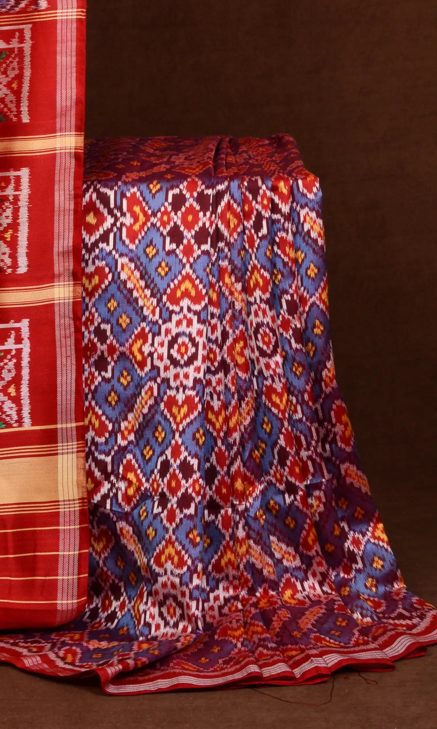 Twill Weave Patola Saree