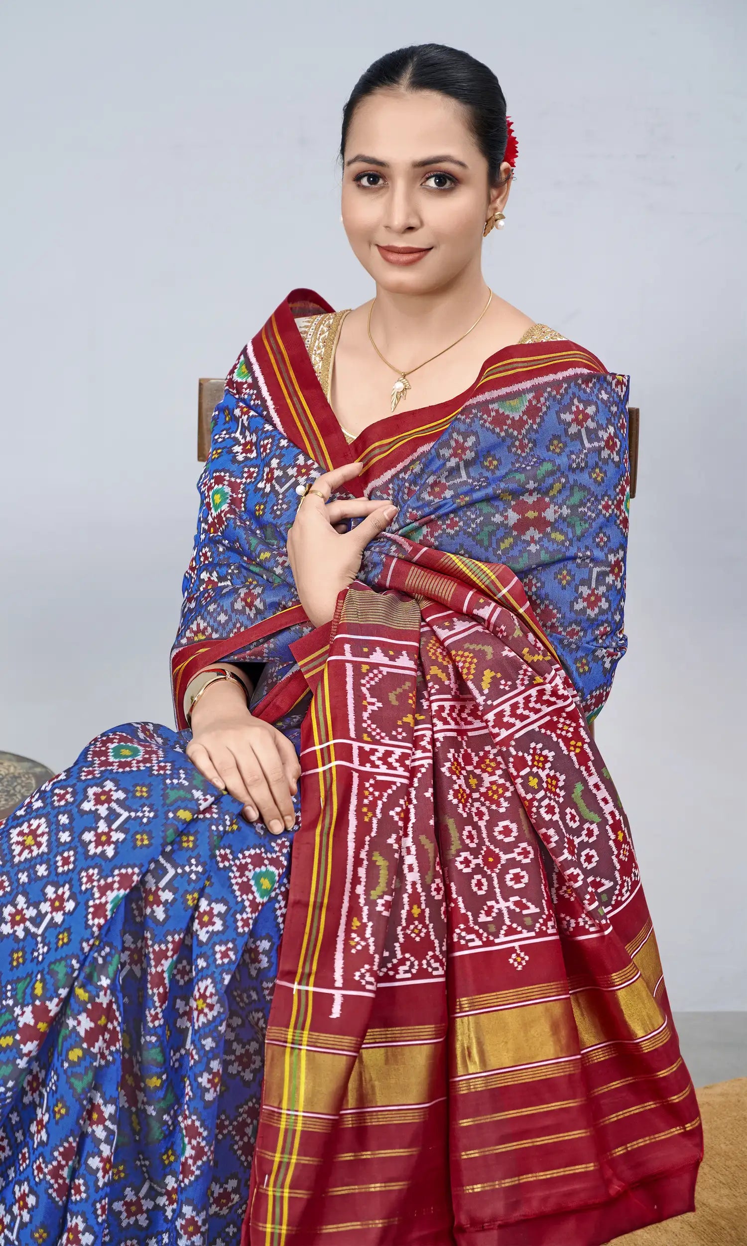 Single Ikat Patola Saree