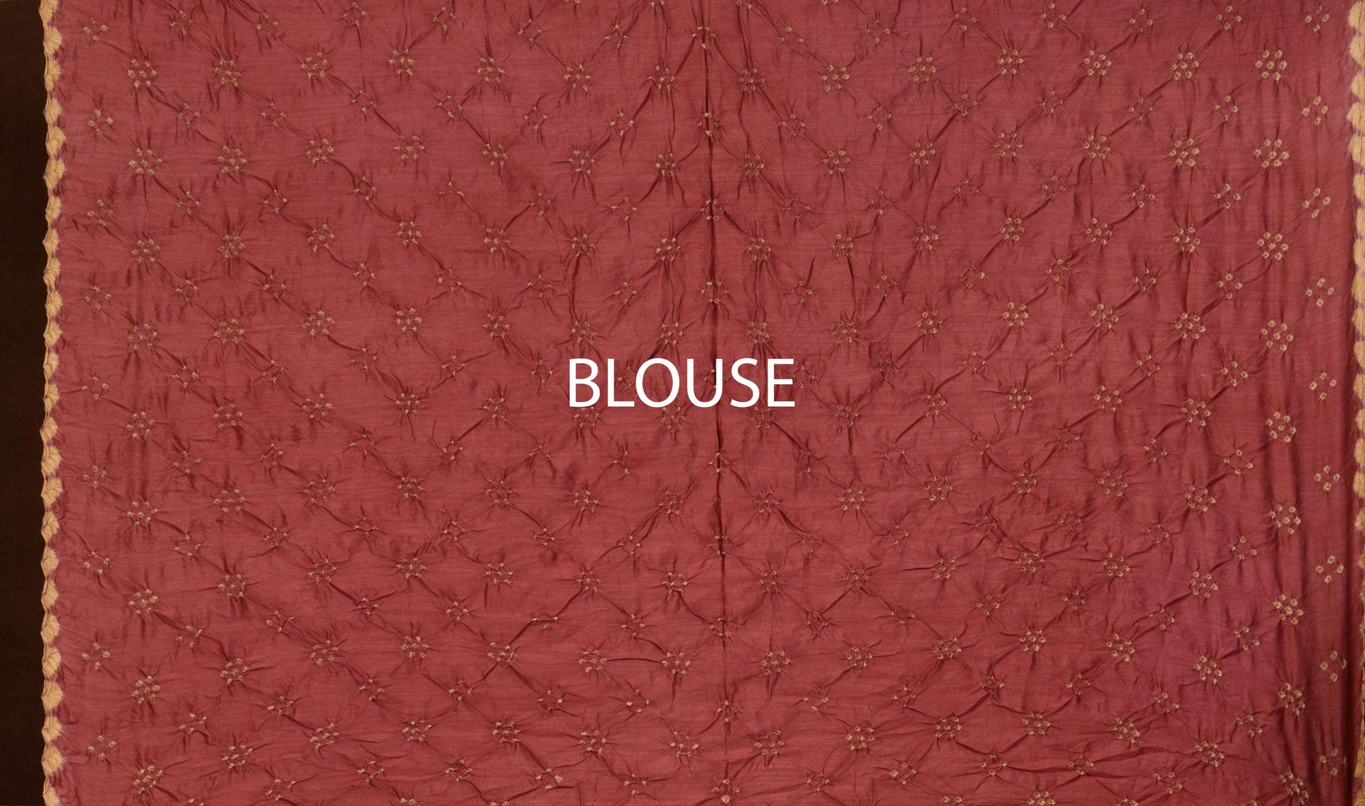 Ajrakh Bandhani Saree